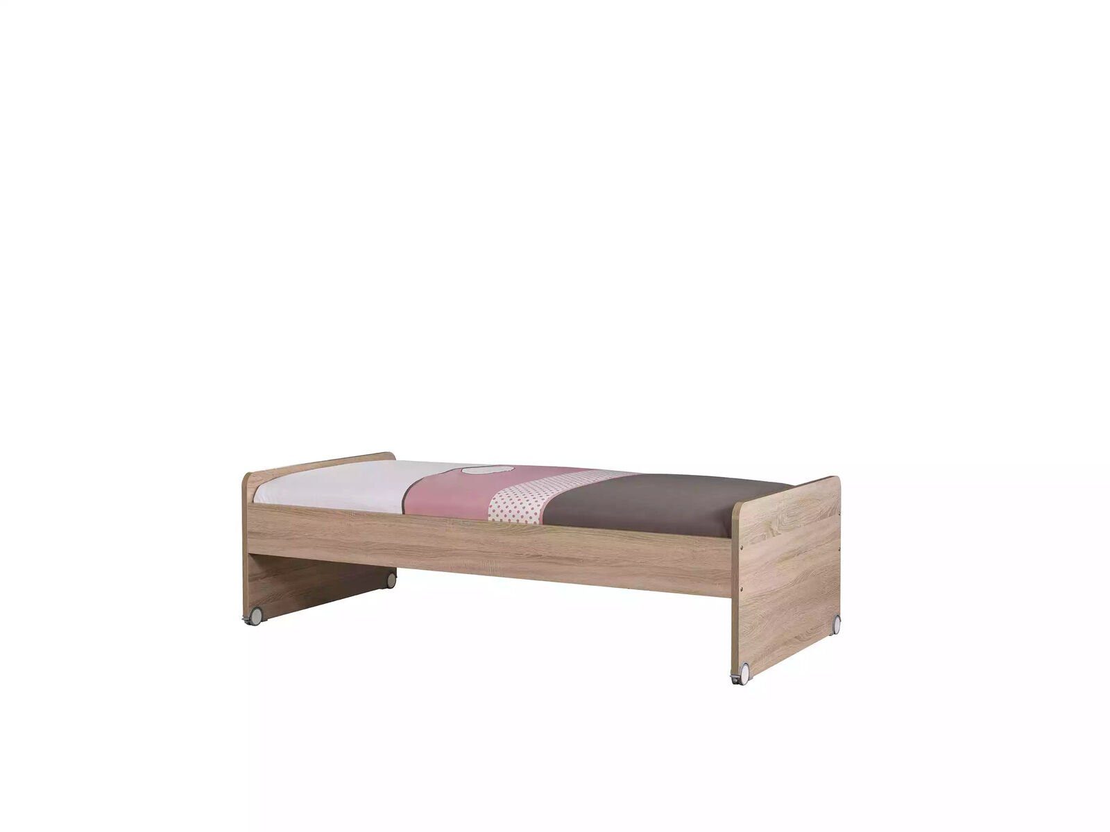 JVmoebel Etagenbett Luxus Etagenbett Nur Europe Rosa Holz Multifunktionsbett Made Schlafplätzen in (1-St., mit Etagenbett), 3