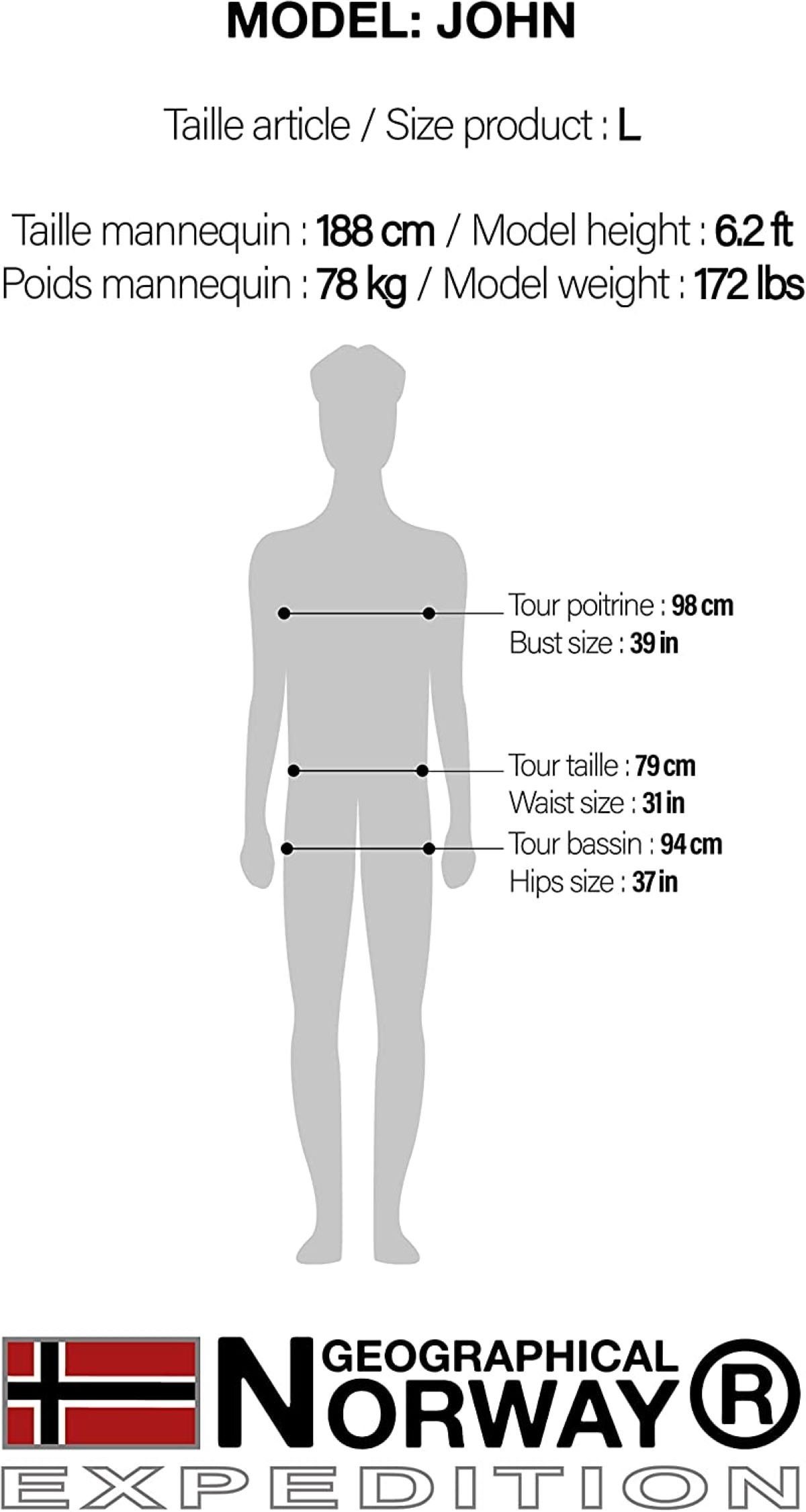 Geographical Norway Winterjacke Herren Outdoor Jacke Steppjacke Warm (Packung, 1-St., S Bis 7XL) Gefüttert