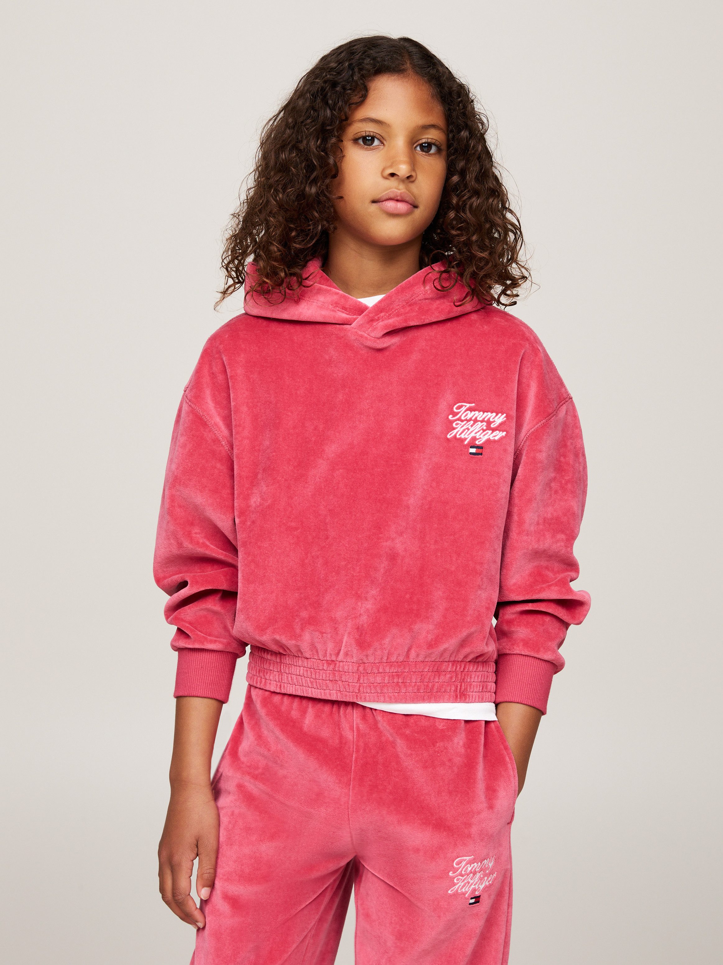 Tommy Hilfiger Hoodie TH SCRIPT VELOUR günstig online kaufen