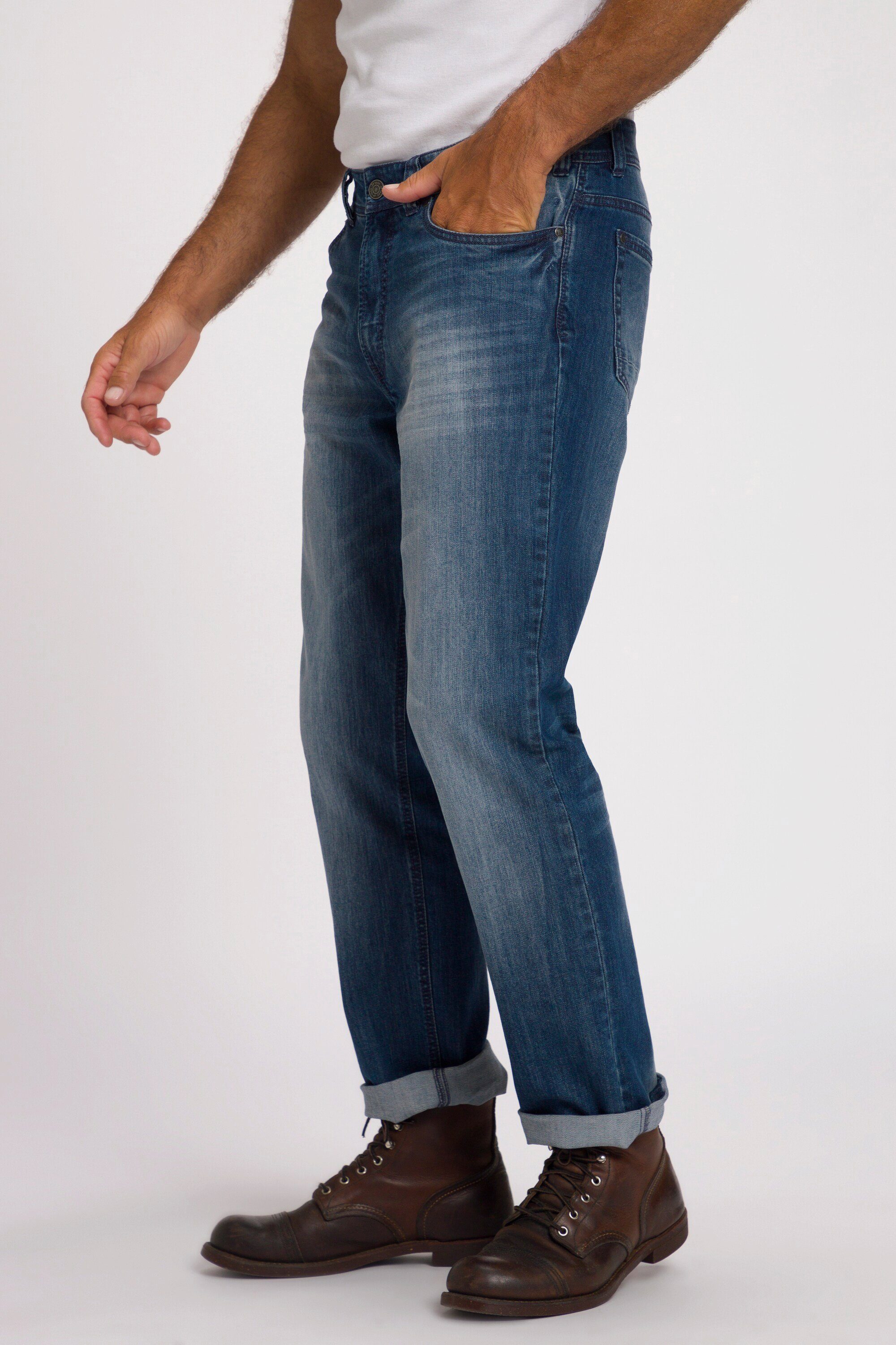 JP1880 Cargohose Denim Jeans 5-Pocket Denim Regular blue Fit denim