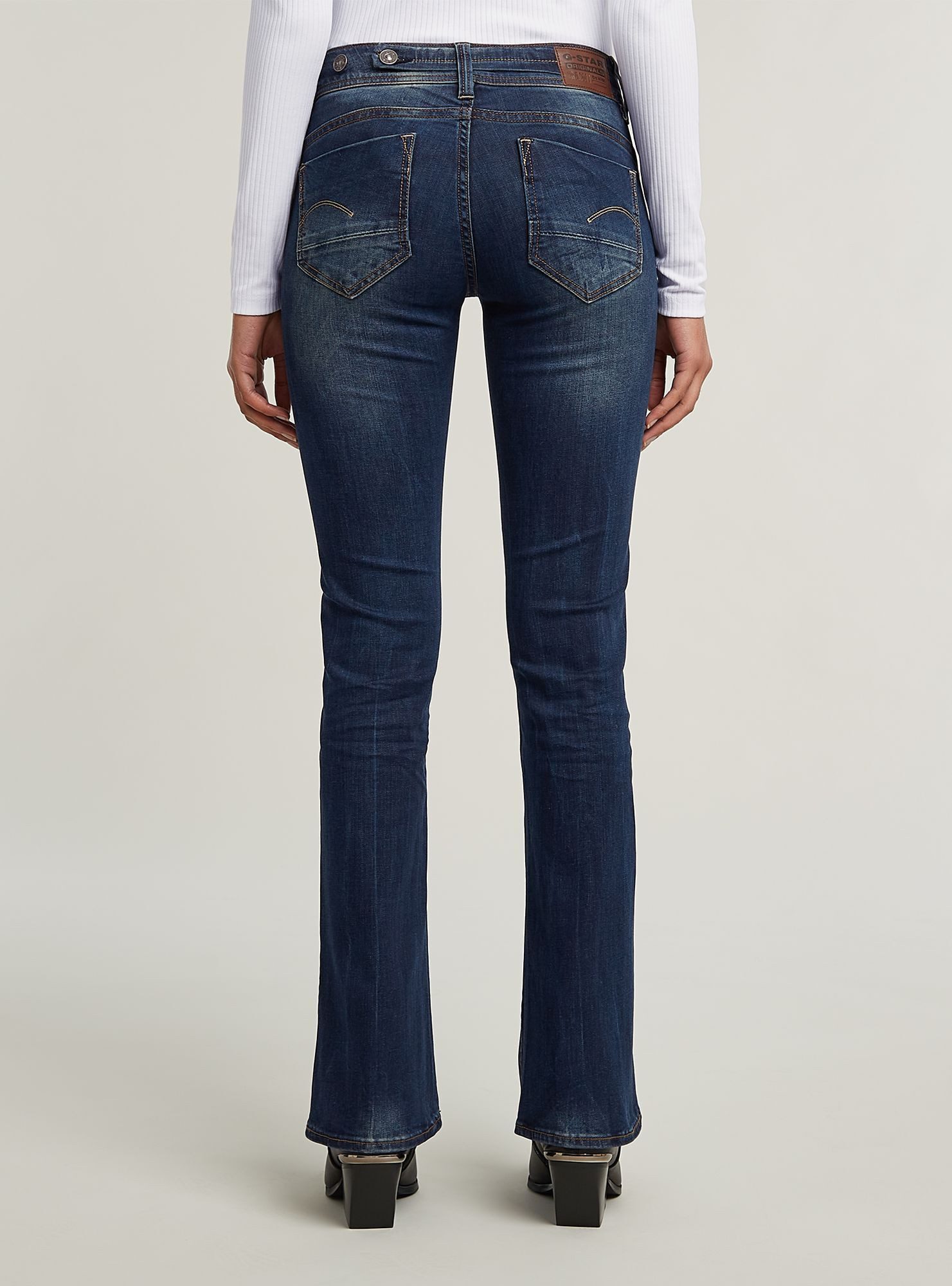 G-STAR Regular-fit-Jeans Midge Bootcut Jeans günstig online kaufen