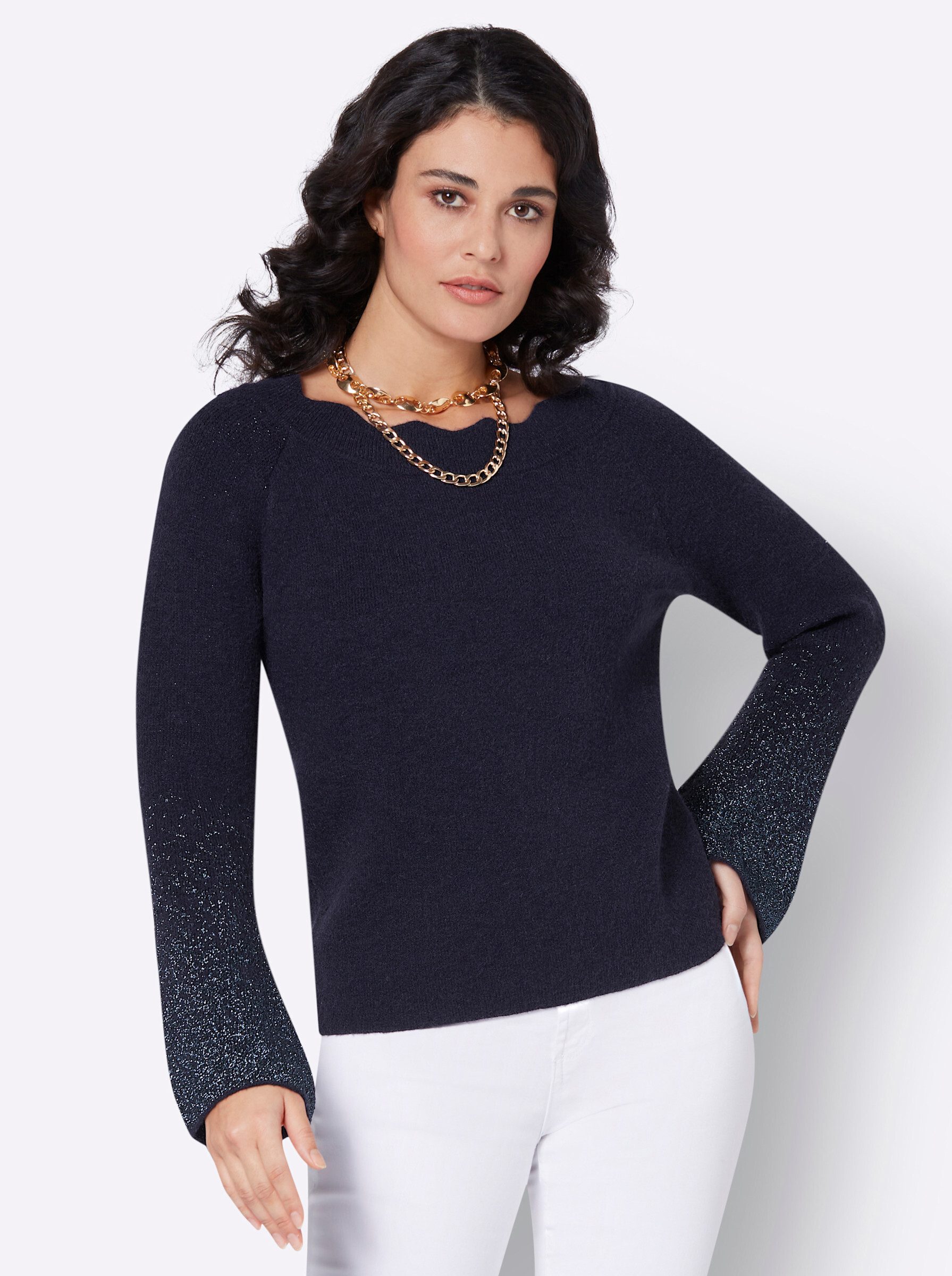 creation L Strickpullover Pullover Langarm günstig online kaufen
