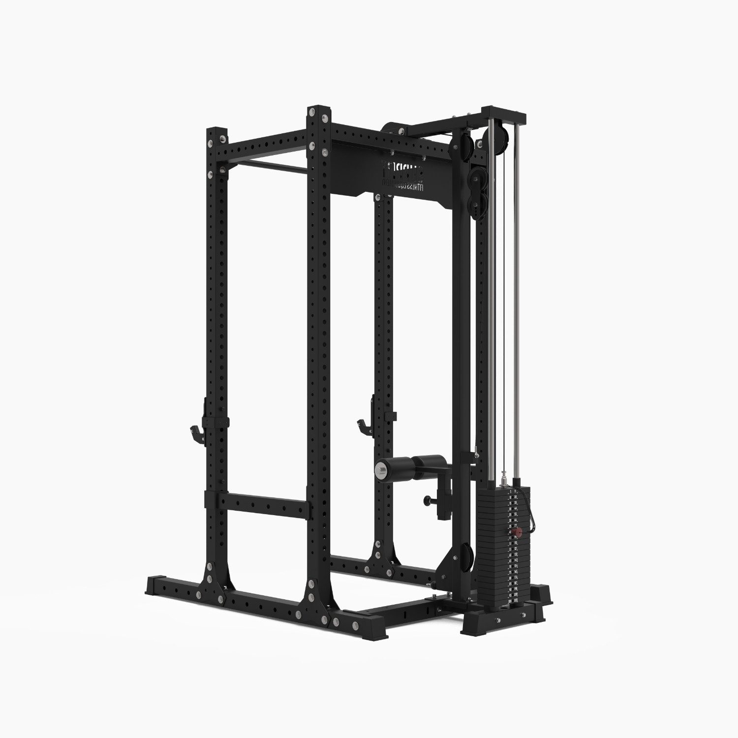 SF SUPRFIT Trainingsstation Suprfit Nohr Latzugstation Rack Attachment, 1 Gewichtsblöcke, Studioqualität: Für Latziehen, Rudern, Trizeps & Bizepsübungen