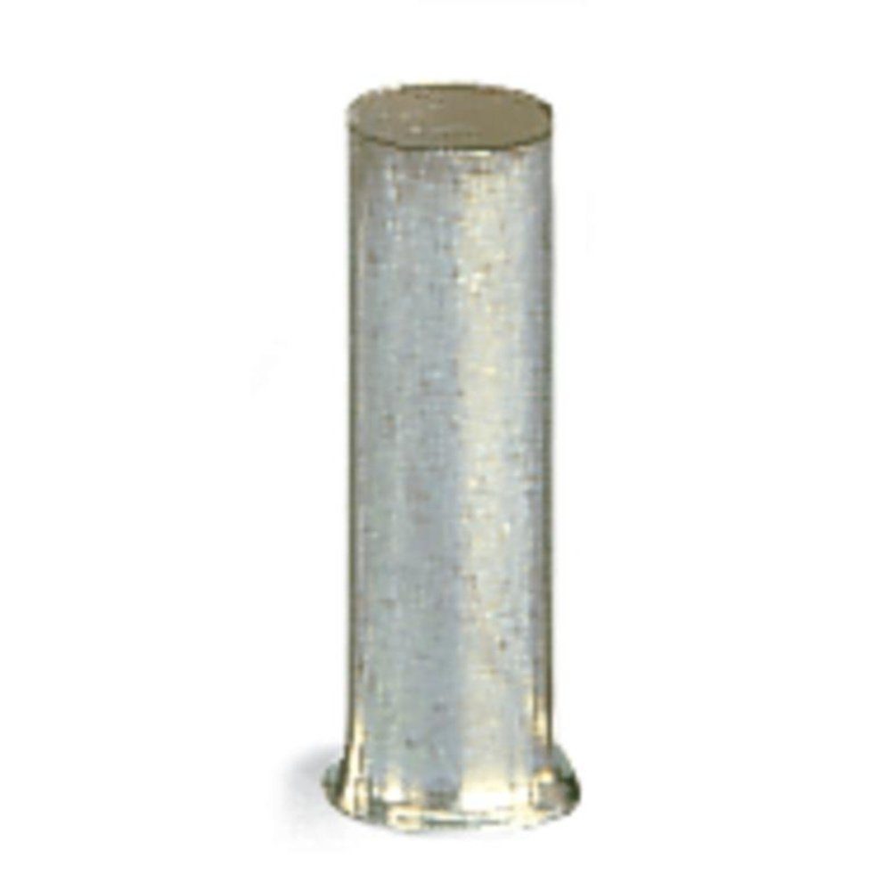 WAGO Aderendhülsen WAGO 216-106 Aderendhülse 2.5 mm² Unisoliert Metall 1000 St., 216-106