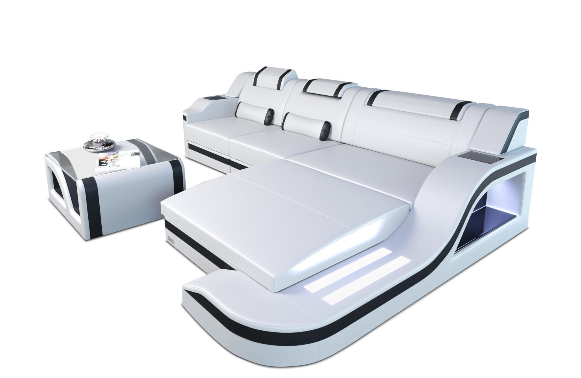 Sofa Dreams Ecksofa Ledersofa Palermo L günstig online kaufen
