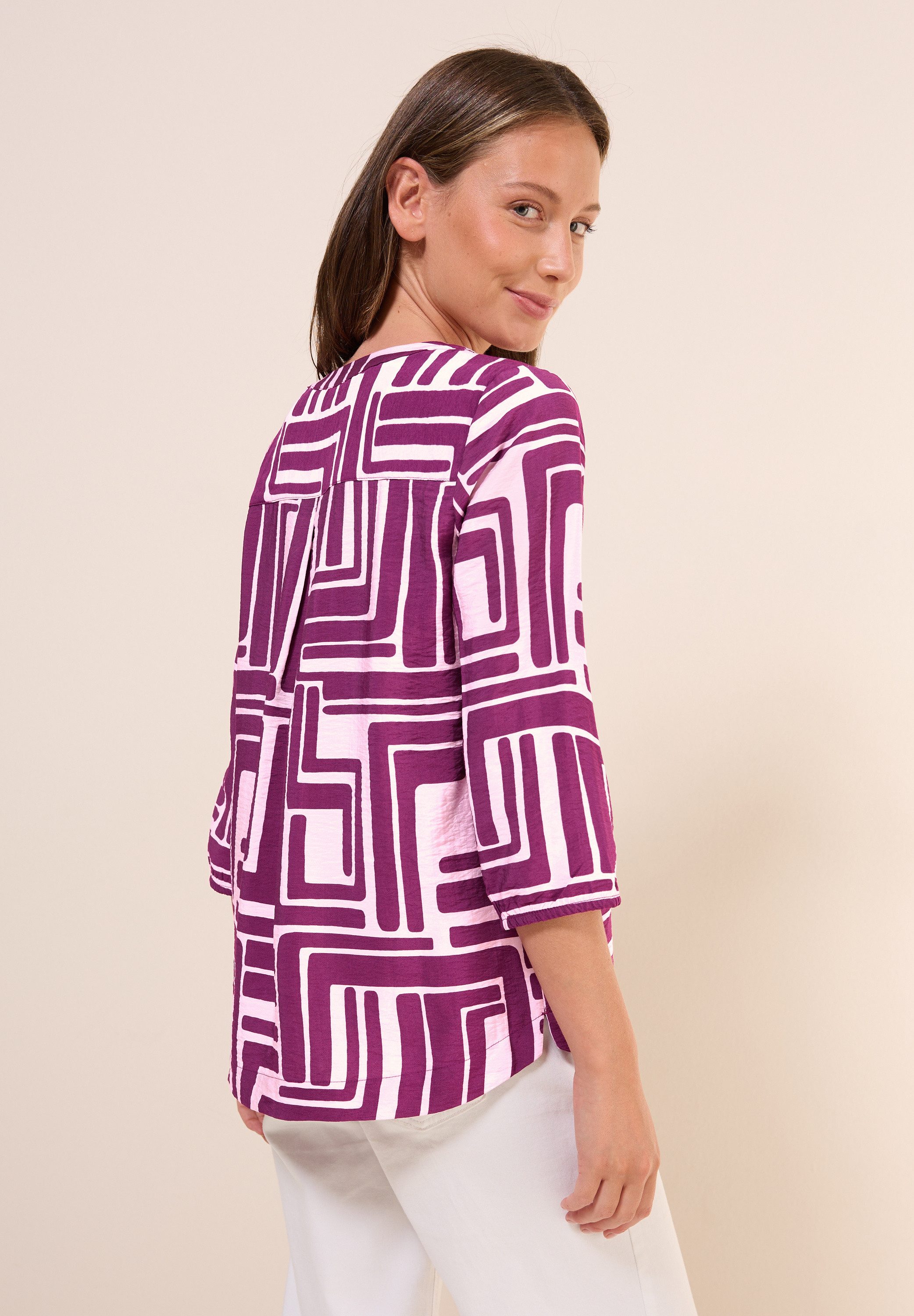 CECIL Druckbluse mit grafischem Muster günstig online kaufen