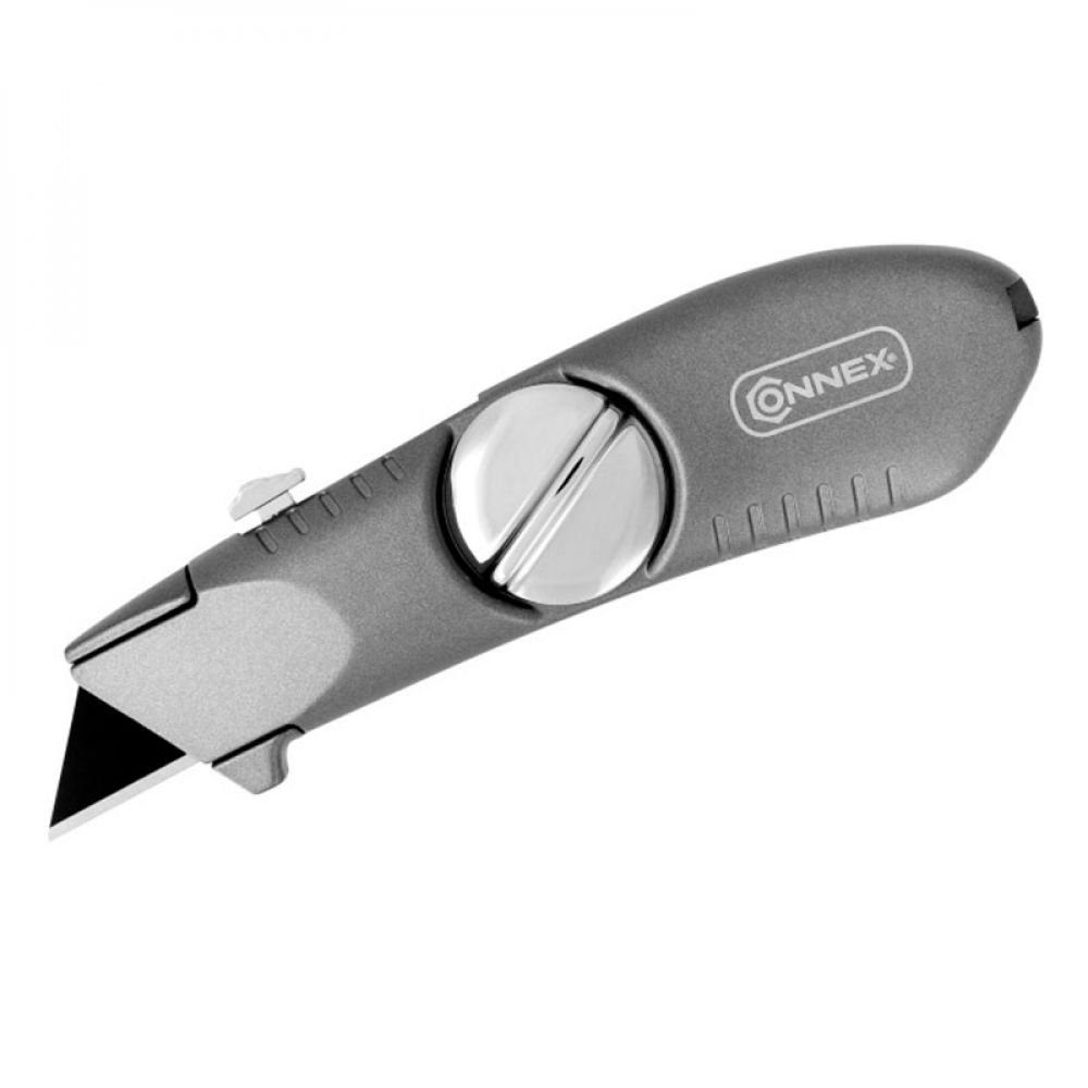 Connex Cuttermesser Connex Universalmesser mit Trapezklinge Black Edition