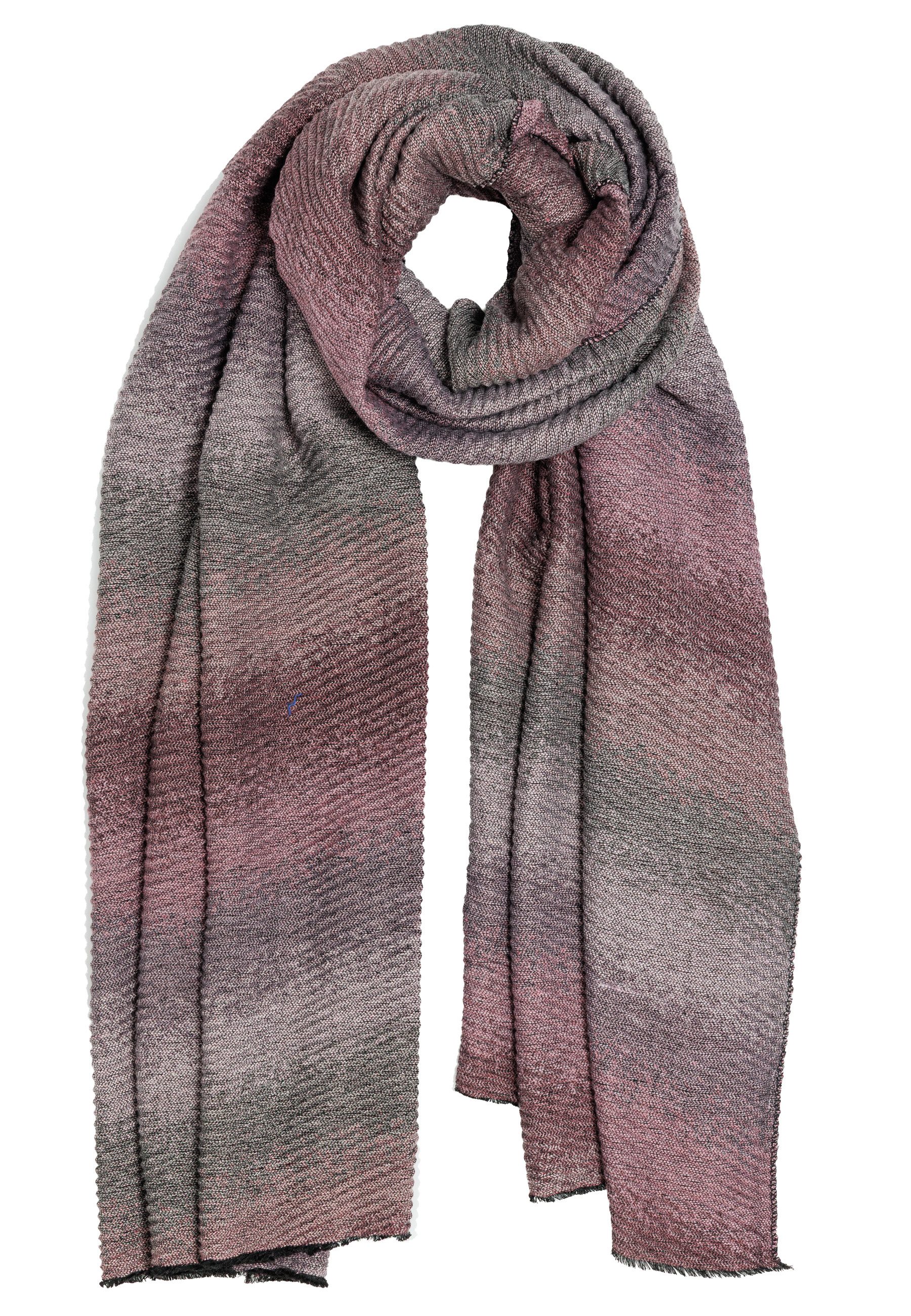 Caspar Modeschal warmer Damen Schal Halstuch Xl mit elegantem Farbverlauf - günstig online kaufen