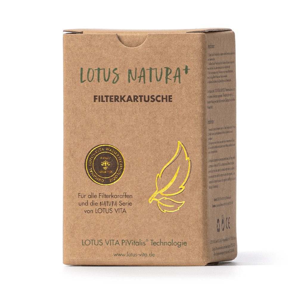 Lotus Vita Wasserfilter Filterkartusche für Lotus Vita Filterkannen Natura Plus