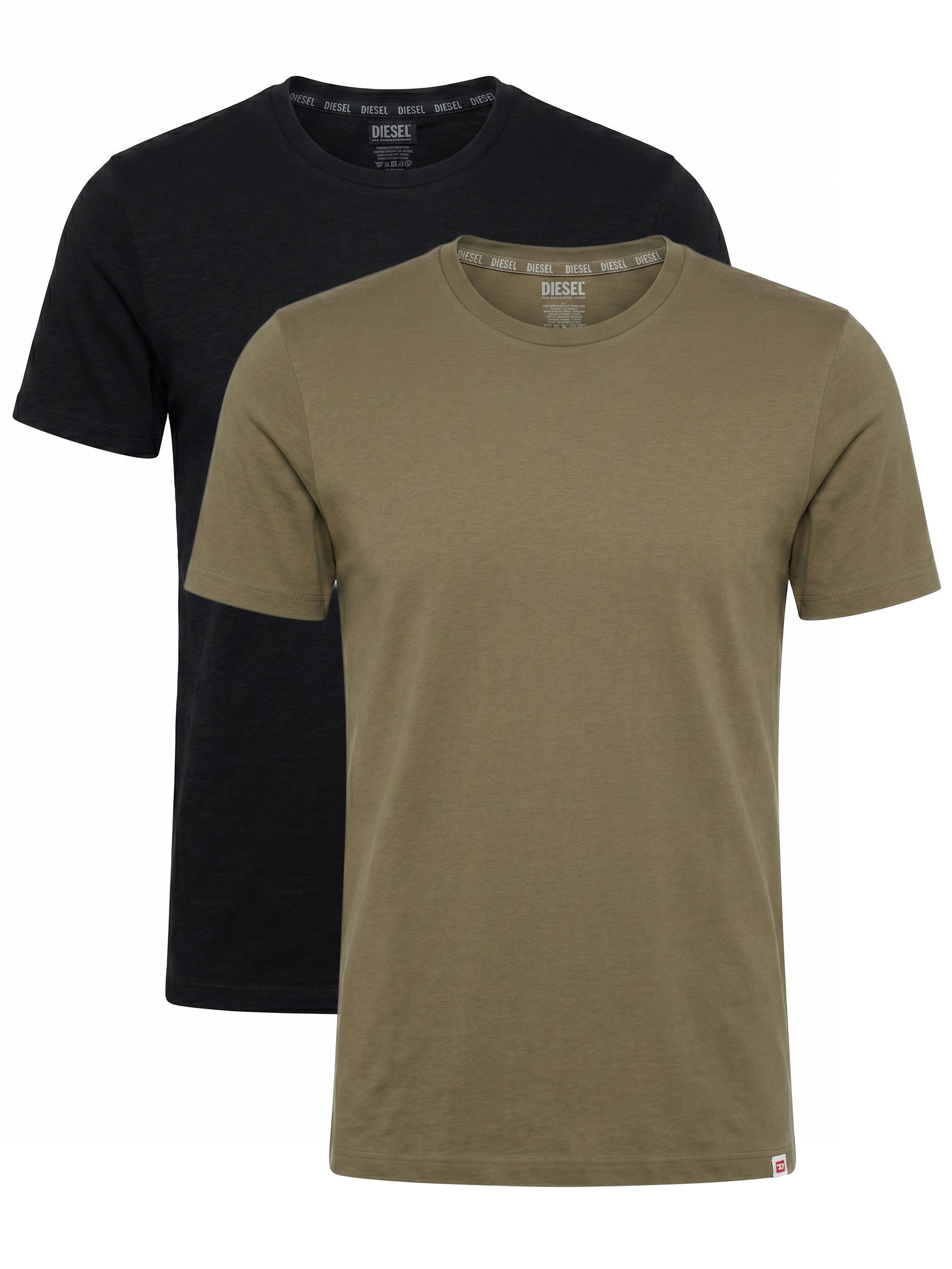 Diesel Rundhalsshirt Slim Fit - UMTEE-RANDAL-TUBE E5861 (2-tlg., 2er-Pack)