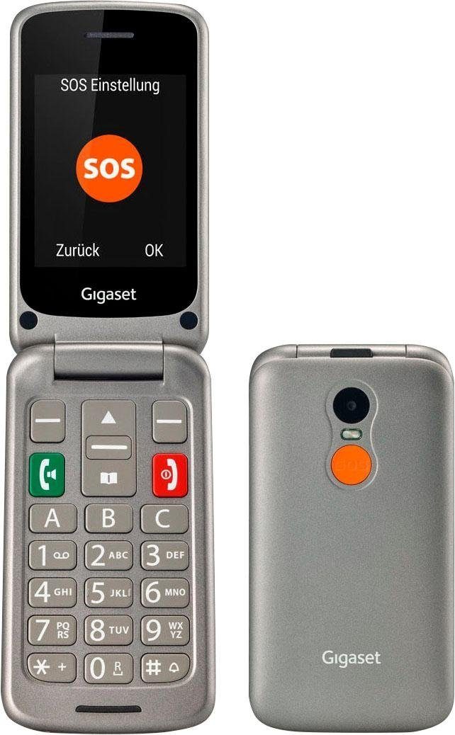 Gigaset GL590 Klapphandy (7,3 cm/2,8 Zoll, 0,03 GB Speicherplatz, 3 MP Kamera) | Klapphandys