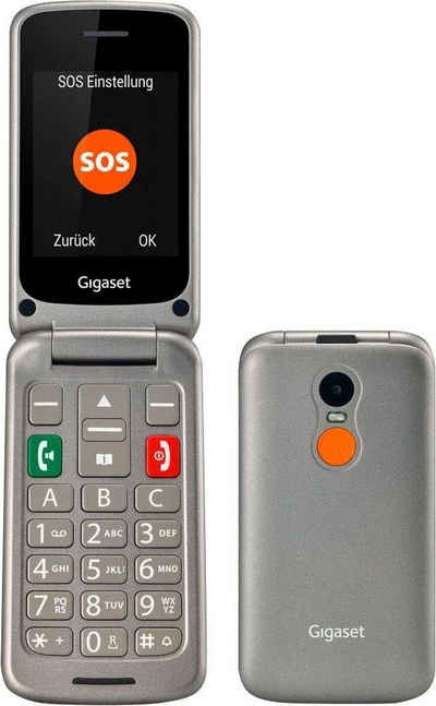 Gigaset GL590 Klapphandy (7,3 cm/2,8 Zoll, 0,03 GB Speicherplatz, 3 MP Kamera)