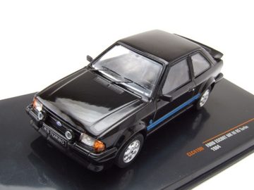 ixo Models Modellauto Ford Escort MK3 RS Turbo 1984 schwarz Modellauto 1:43 ixo models, Maßstab 1:43