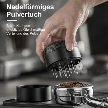 Novzep Tamper 58mm Nadelverteiler,Espresso Kaffee Verteilungswerkzeug,Einstellbar