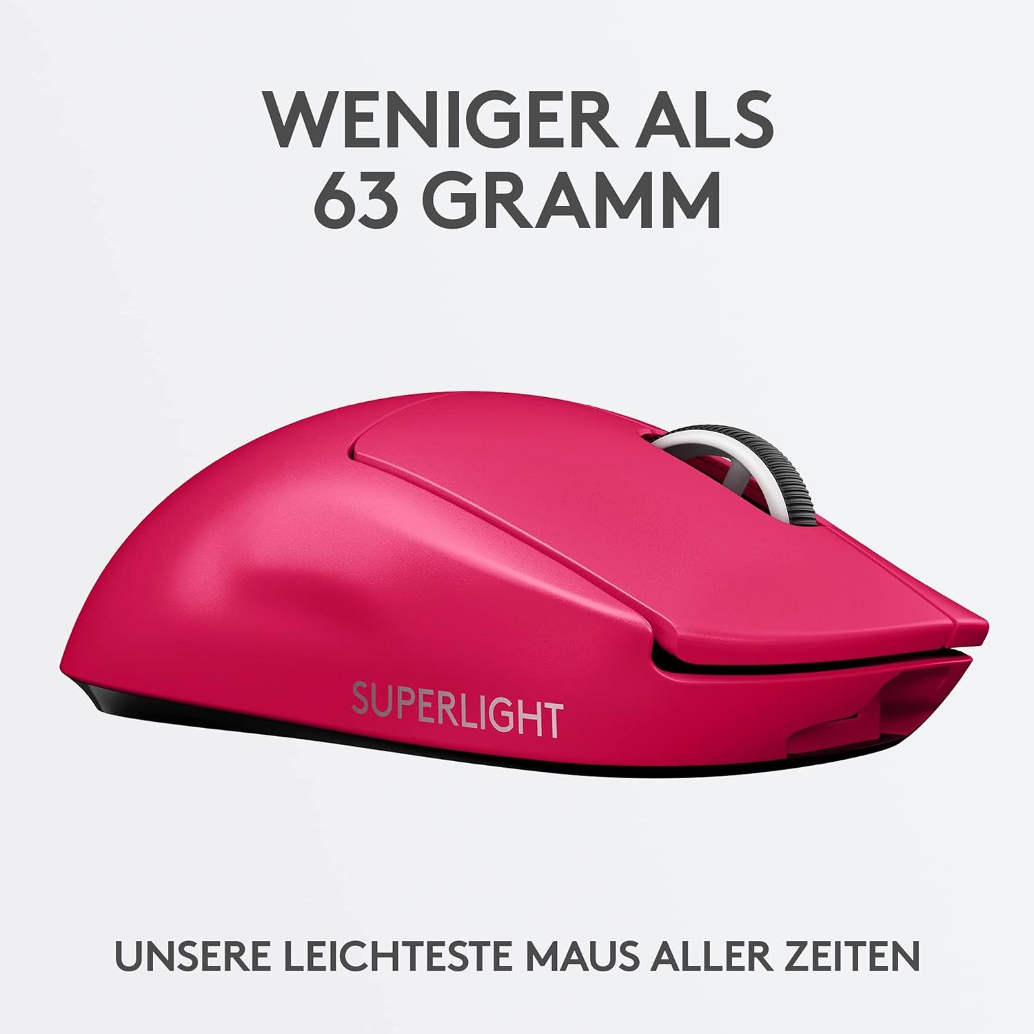 Logitech G G Pro X Superlight - Leichtgewicht, 25K Sensor - kabellos Gaming-Maus (Funk, kabellos)