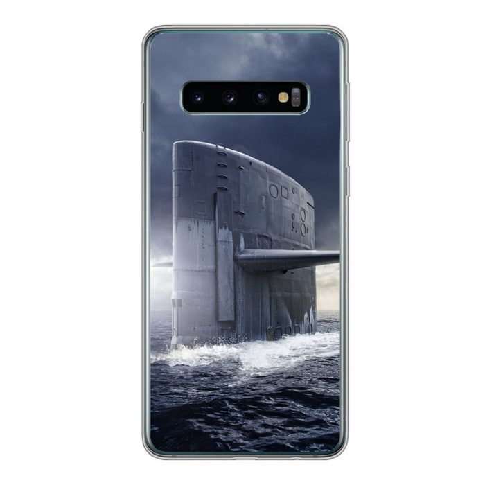 MuchoWow Handyhülle Die Spitze eines U-Boots Phone Case Handyhülle Samsung Galaxy S10 Silikon Schutzhülle
