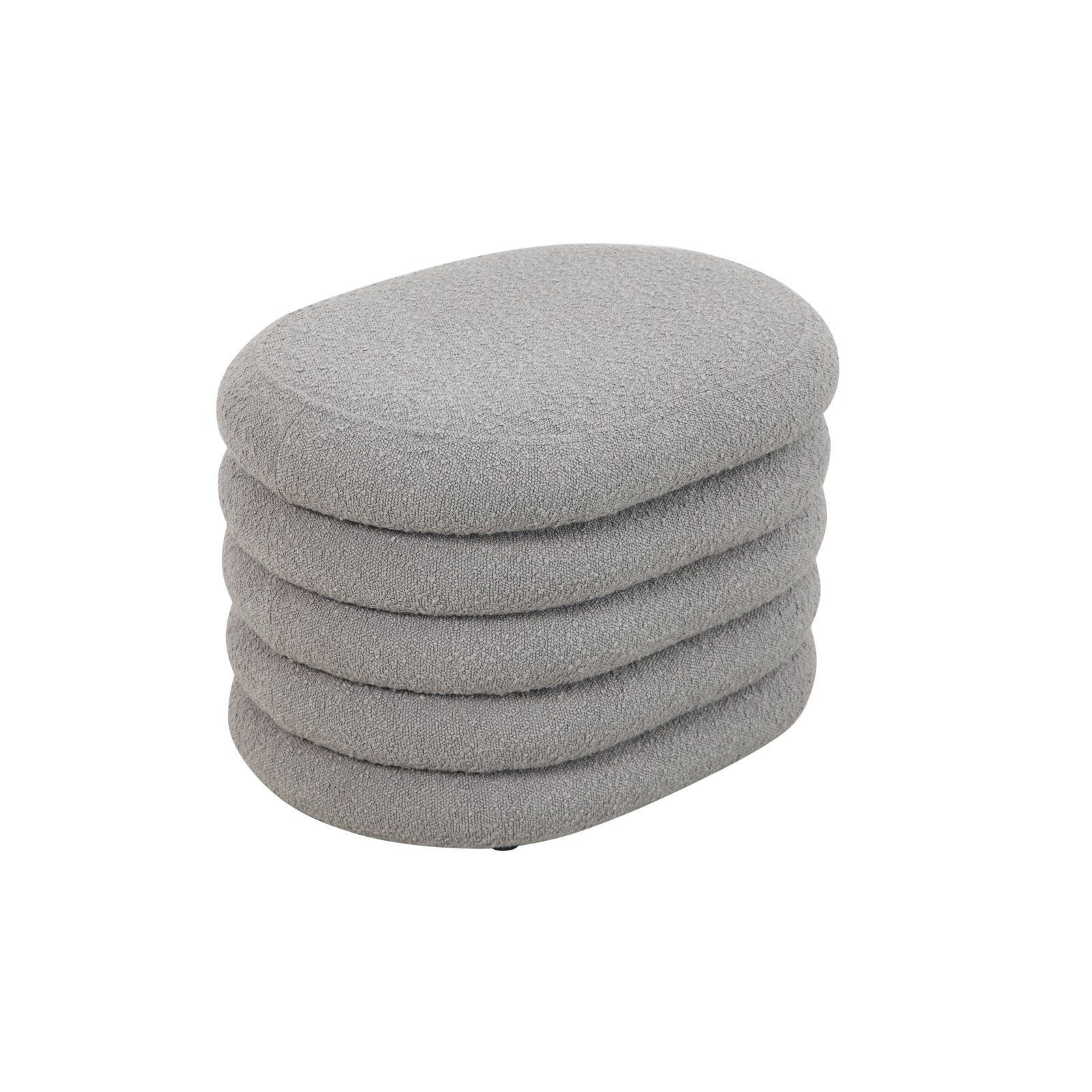 SVITA Sitzhocker BLOSSOM S, Pouf, Sitzbank, mit Stauraumfach, Bouclé-Bezug, günstig online kaufen