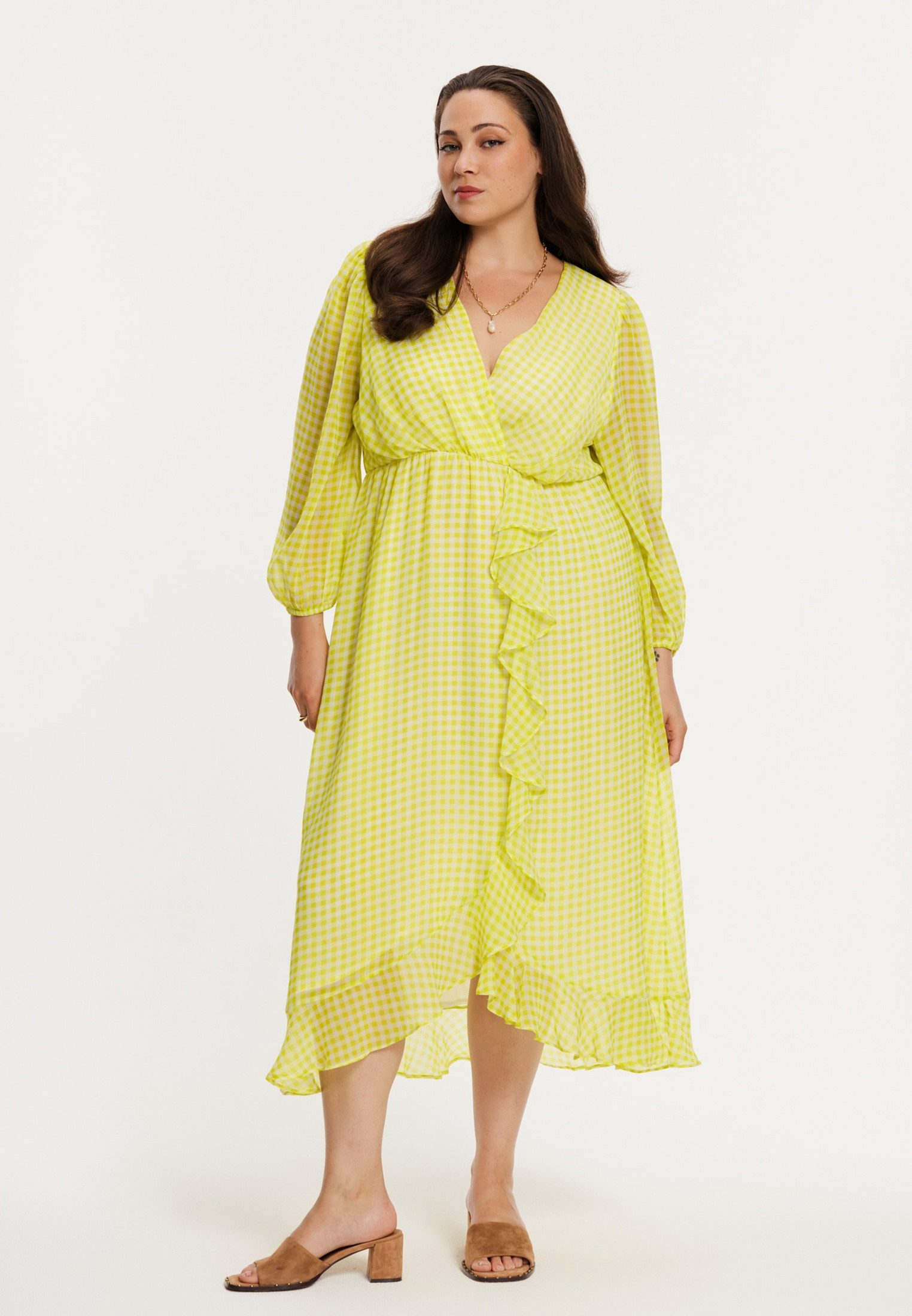 YOEK A-Linien-Kleid Damen Kleid mit Druck Bio-Baumwolle