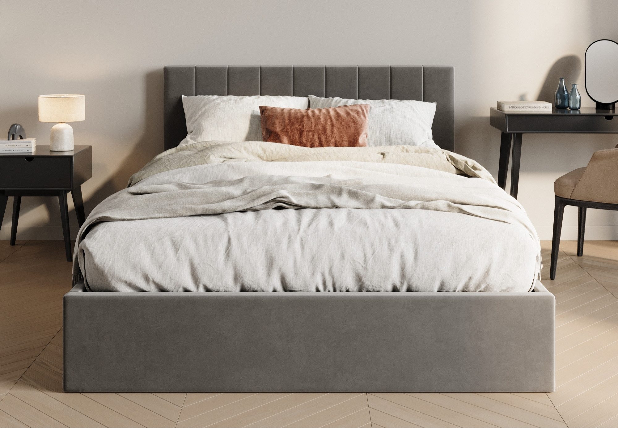 Home Collective Polsterbett mit Stauraum und günstig online kaufen