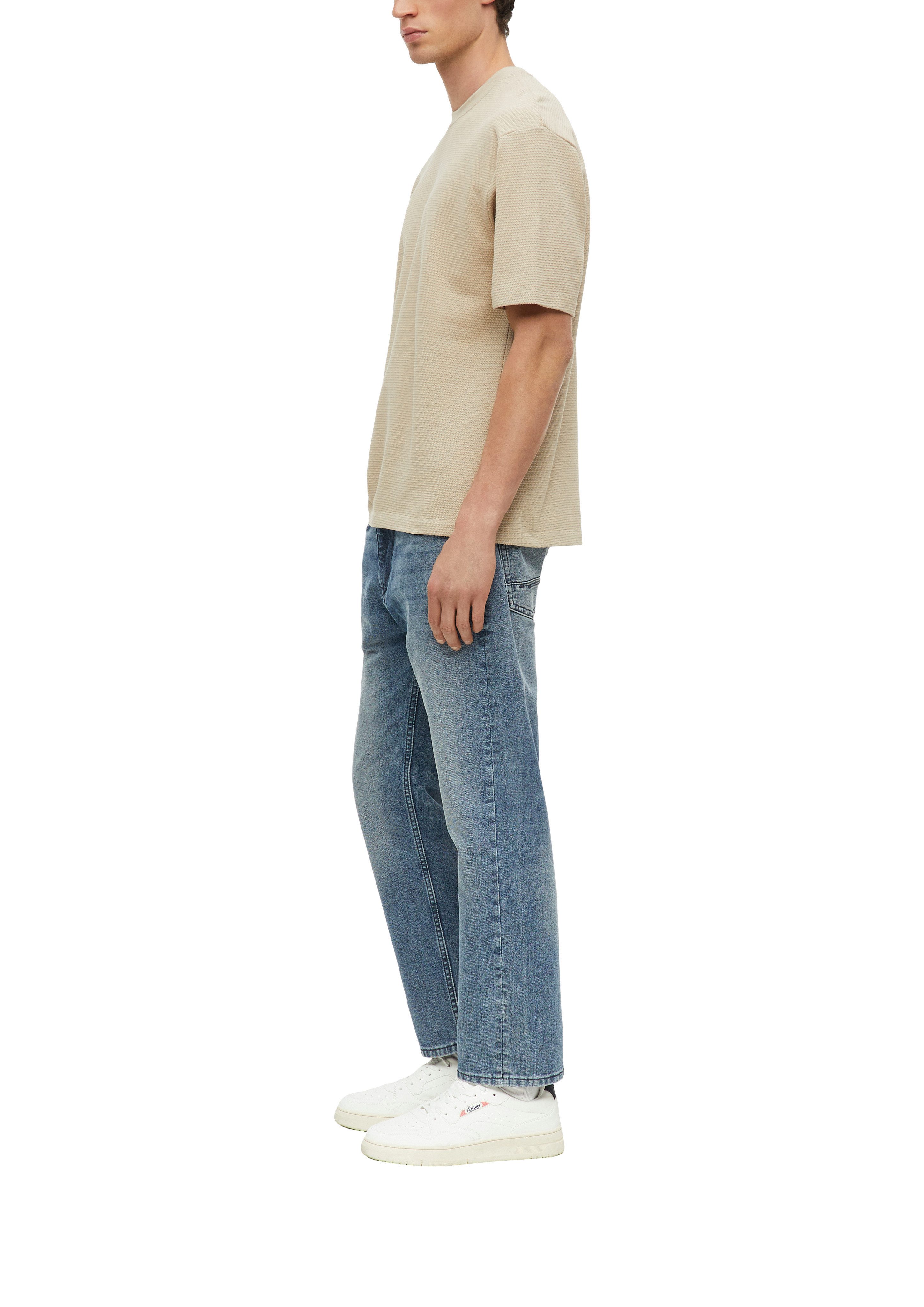 s.Oliver Kurzarmshirt Sommershirt in Struktur-Optik – Bild 2 von 5