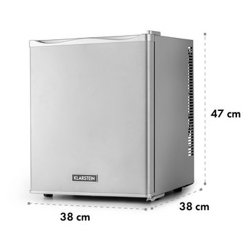 Klarstein Table Top Kühlschrank HEA-HappyHour-Slb 10035240A, 47 cm hoch, 38 cm breit, Hausbar Minikühlschrank ohne Gefrierfach Getränkekühlschrank klein