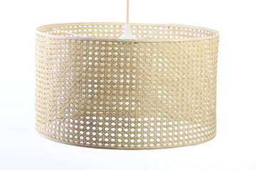 ONZENO Pendelleuchte Rattan Lacey Calm 1 50x30x30 cm, einzigartiges Design und hochwertige Lampe
