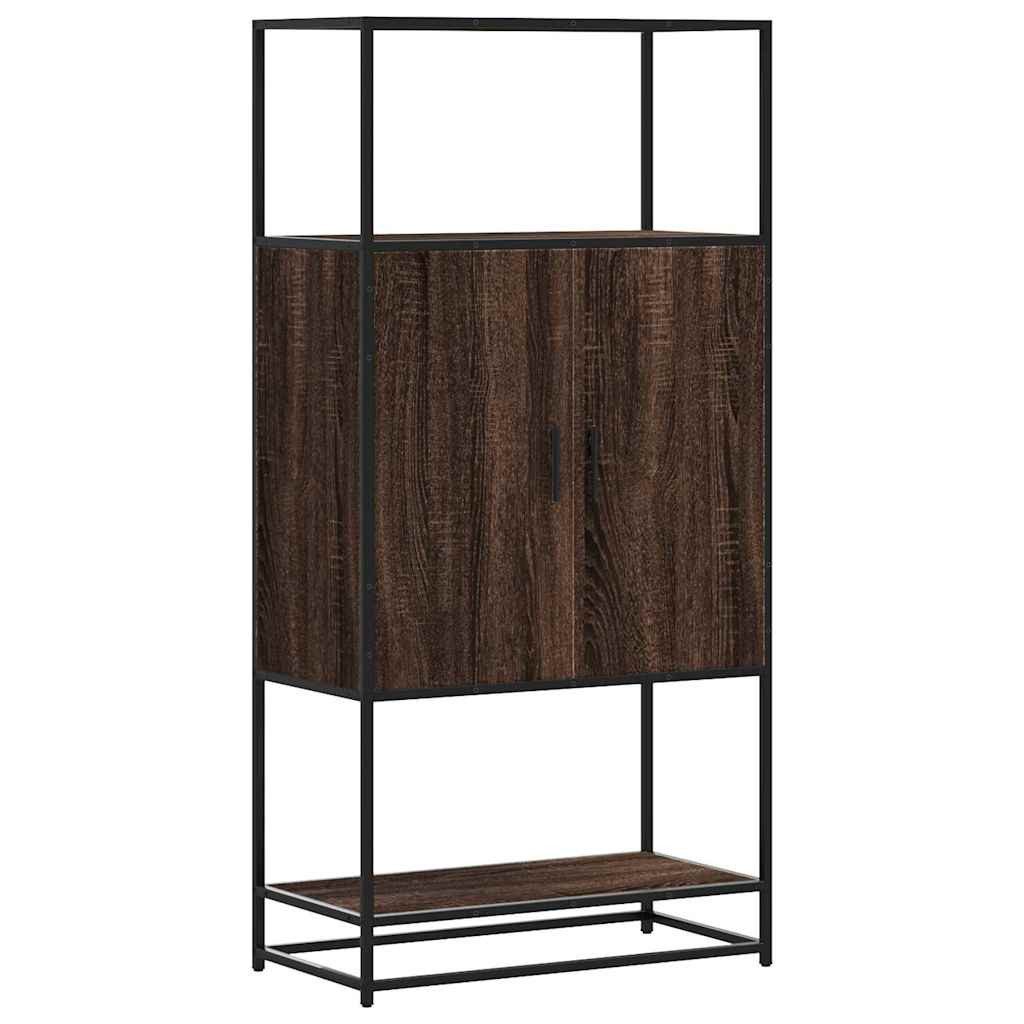 vidaXL Highboard Highboard Braun Eichen-Optik 68x35x139 günstig online kaufen