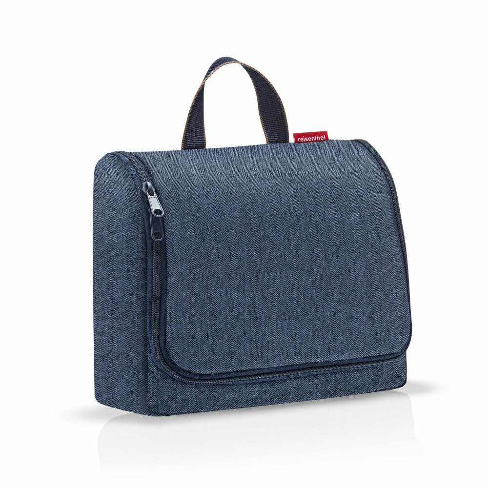 REISENTHEL® Kulturbeutel toiletbag XL Herringbone Dark Blue günstig online kaufen
