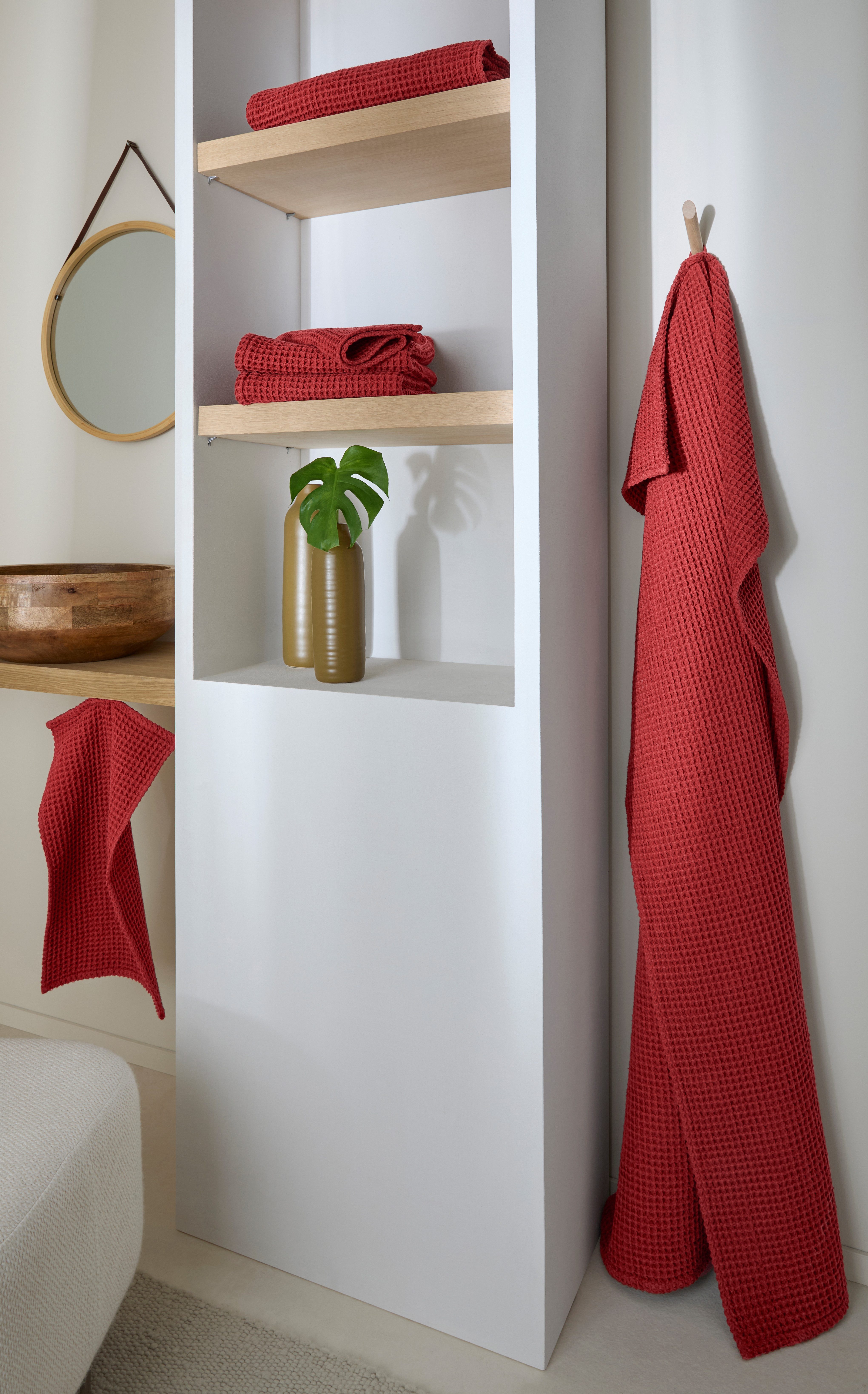 LeGer Home by Lena Gercke Handtuch Set Tabina, Duschtücher, Handtücher, Gästetücher, Premium 500 gr/m², Waffelpiqué (Set, 6-St), Premium Handtücher, 100% Baumwolle, weich, 5 Jahre Garantie