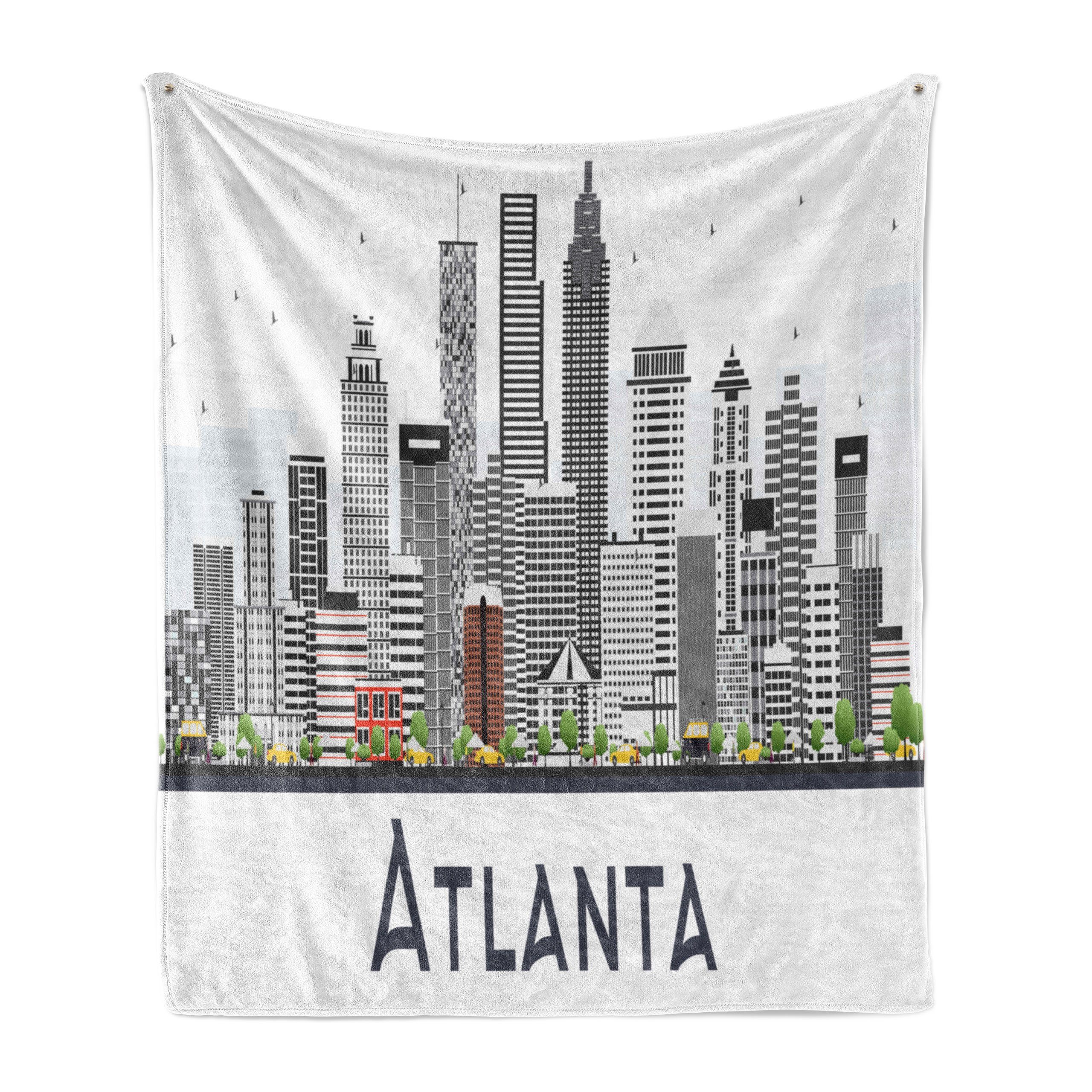 Georgia für Plüsch Wohndecke Gemütlicher den Abakuhaus, Innen- Atlanta Stadt Außenbereich, und Architektur