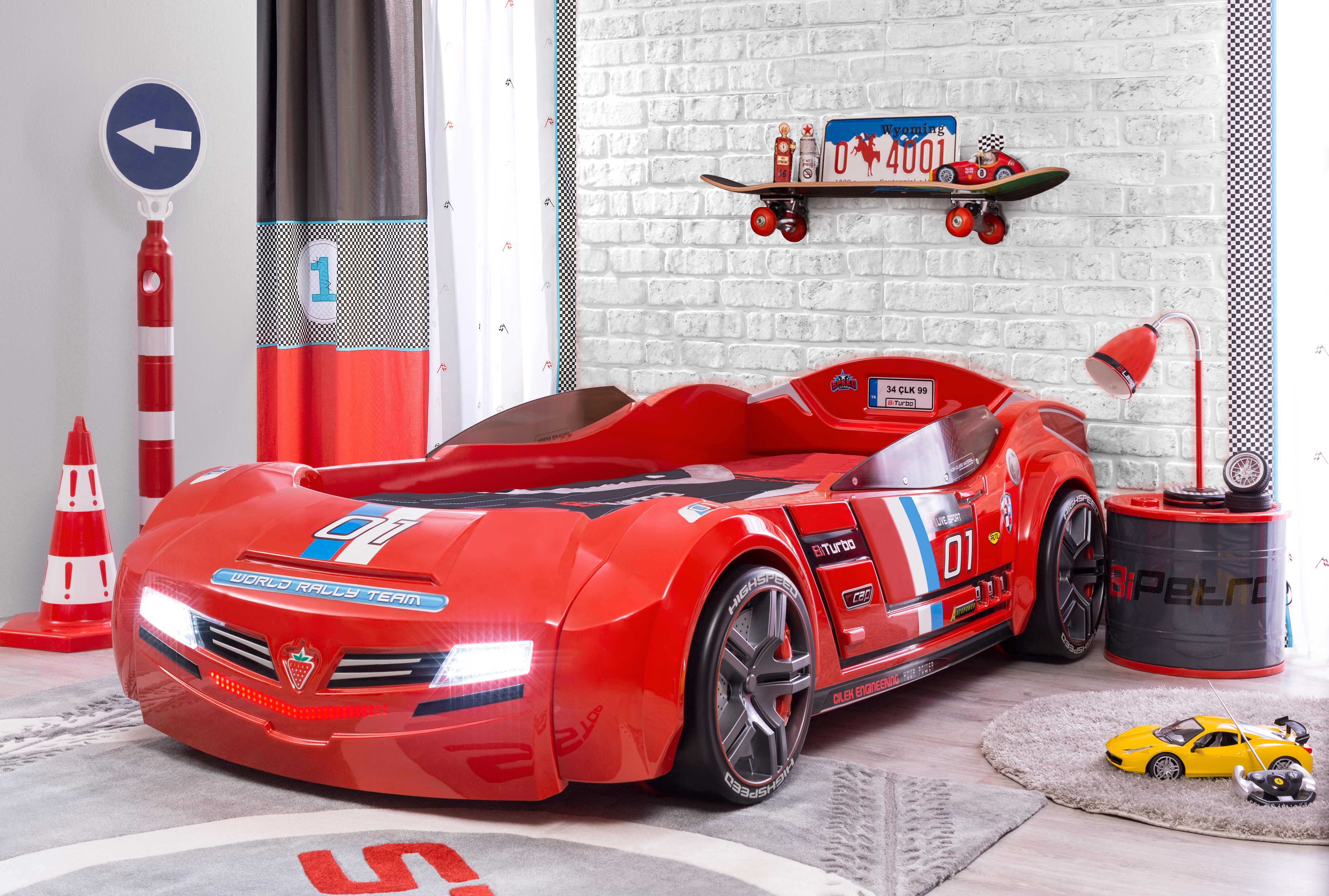 Aktürk Autobett BITURBO Rot