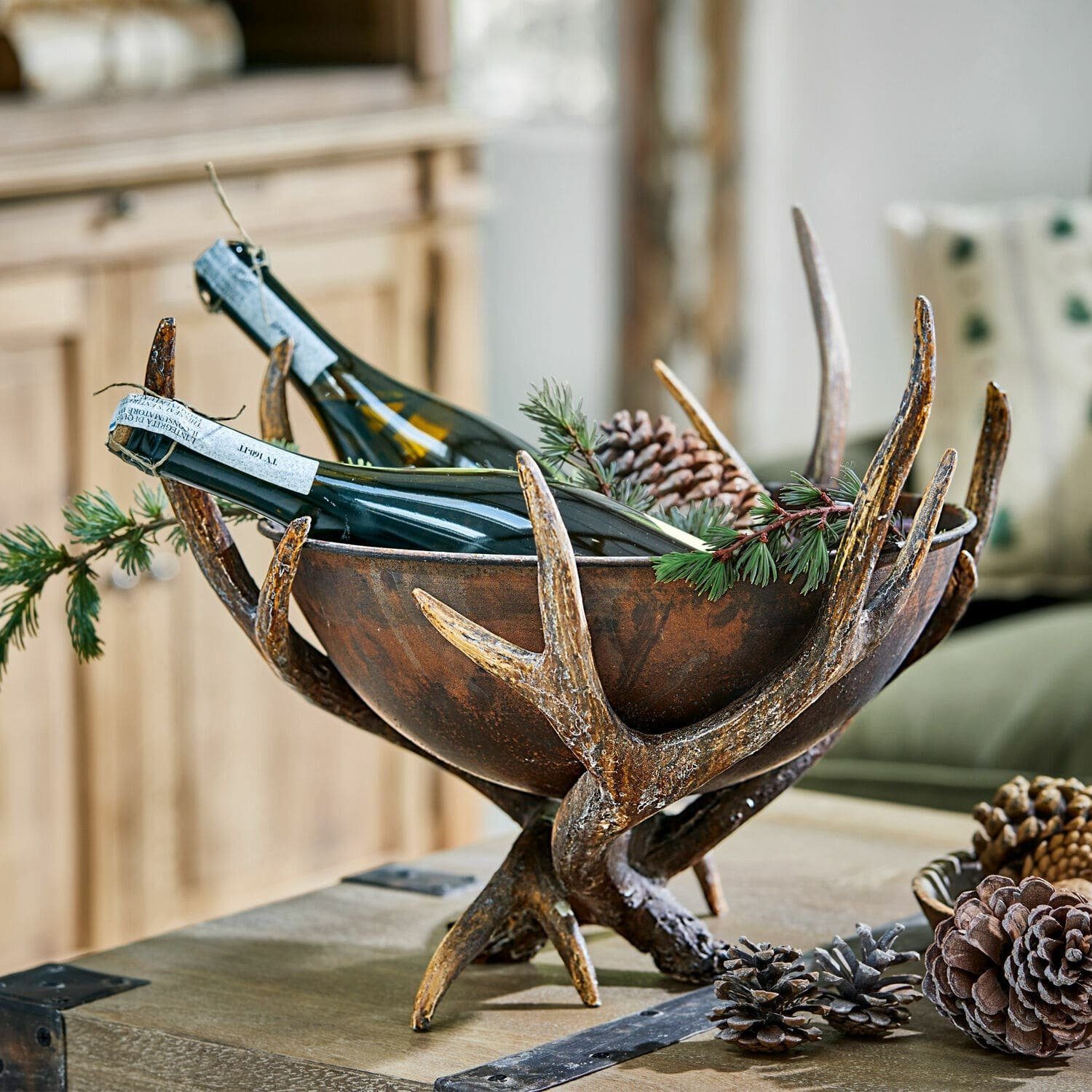 Mirabeau Dekoschale Deko-Schale Morlaix antikbraun günstig online kaufen