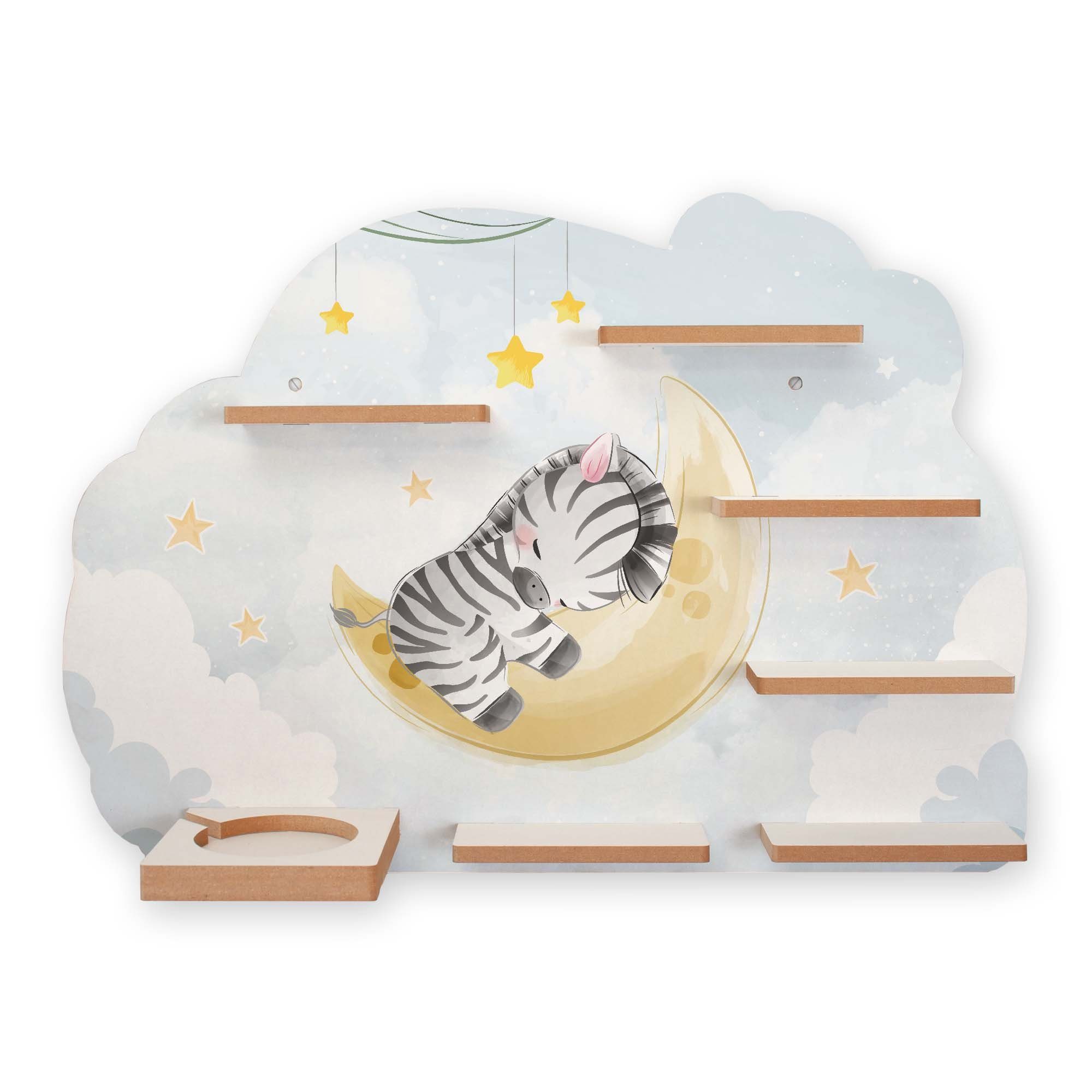 Wandregal MUSIKBOX-REGAL Kleines Zebra
