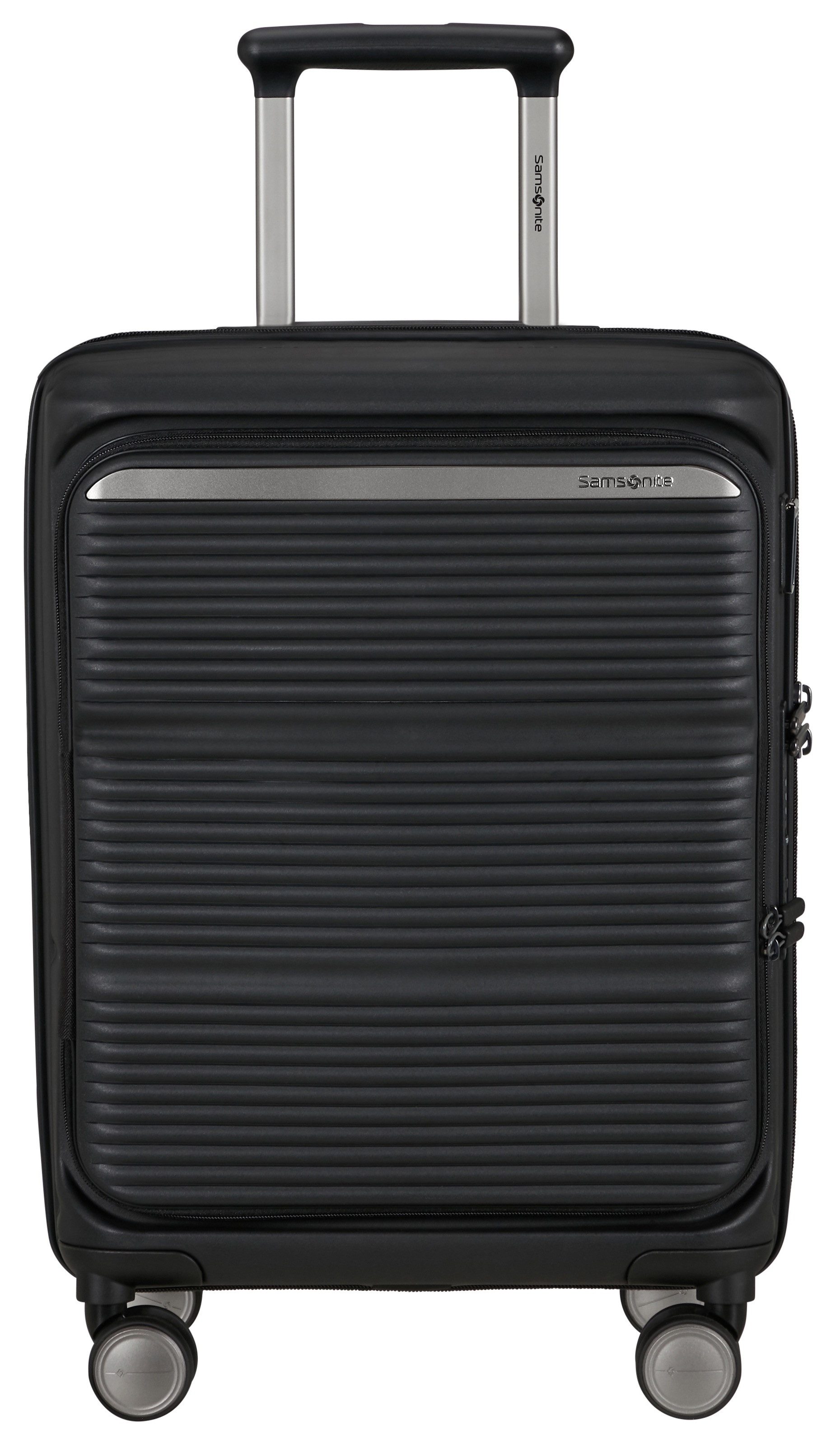 Samsonite Hartschalen-Trolley PARALUX, verschiedene Größen und Farben, 4 Rollen, mit arretierbarem und versenkbarem Druckknopf-Trolleysystem