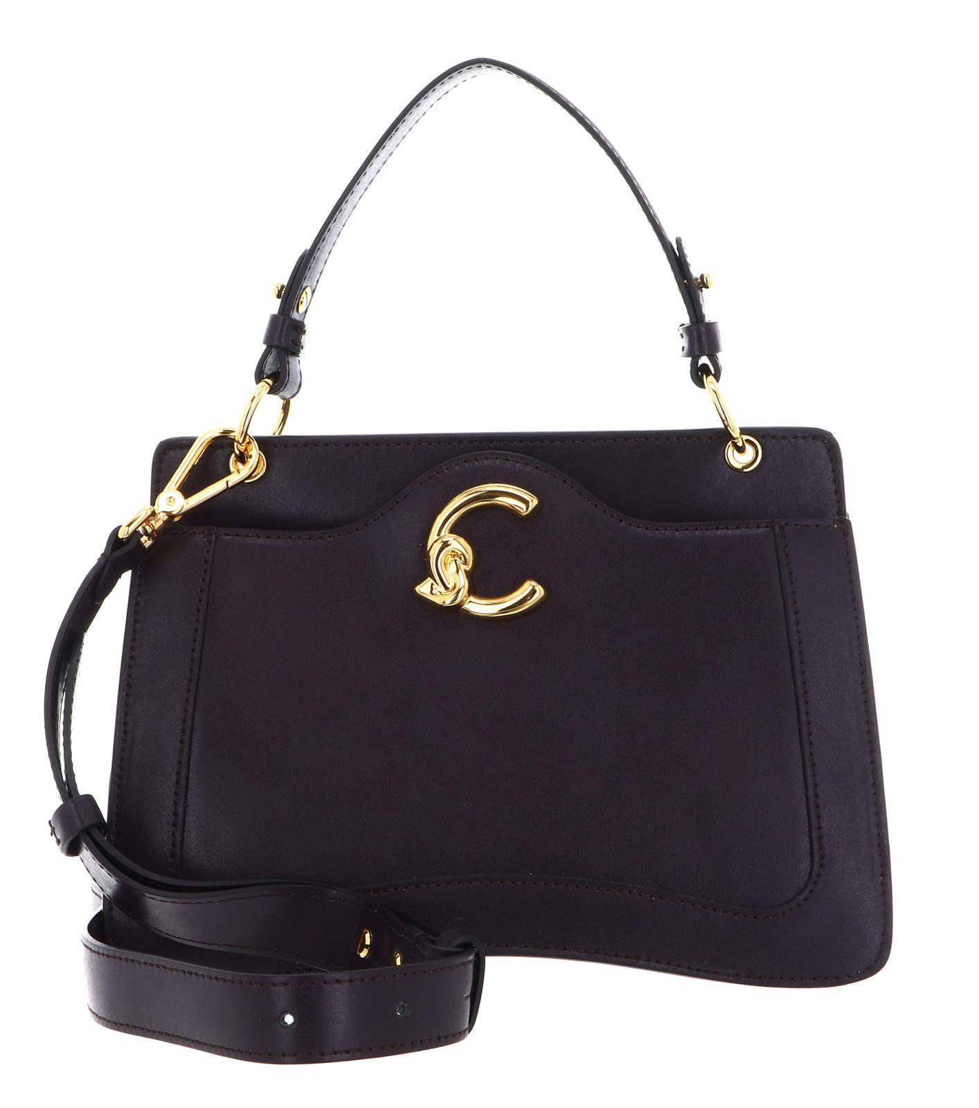 Handtasche Calf Smooth Handbag Grained Leather