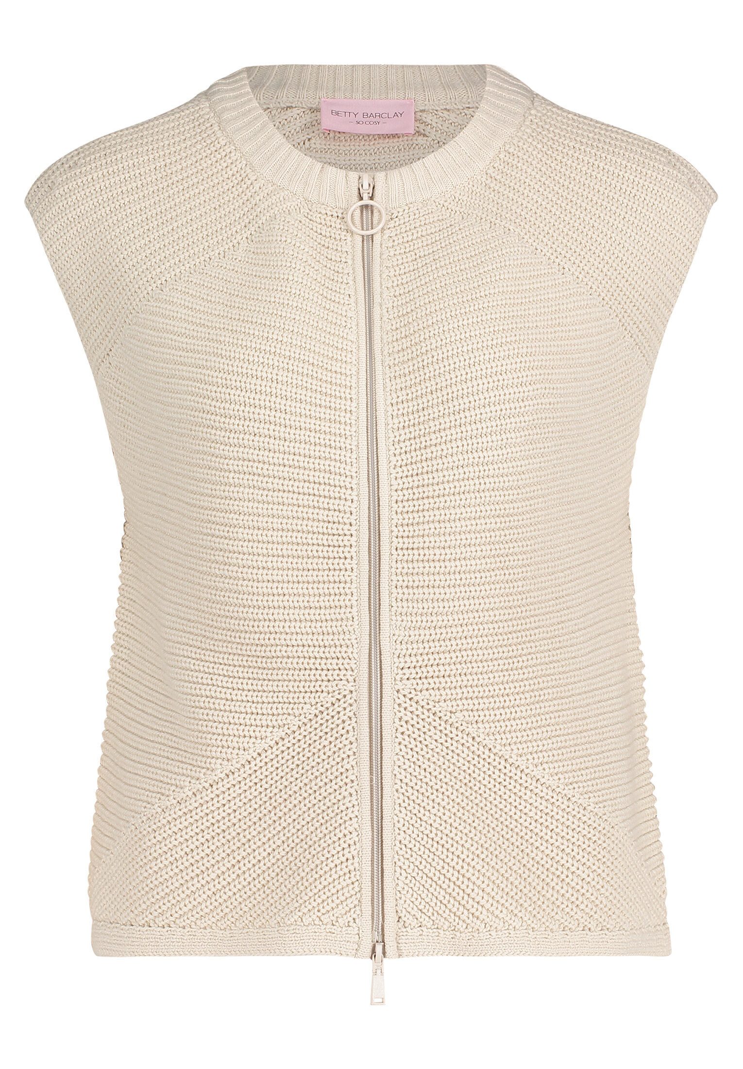 Betty Barclay Strickjacke Damen ohne Arm (1-tlg)