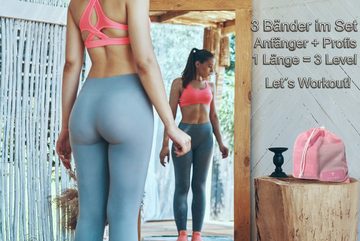 DAYMO Trainingsbänder Fitness Widerstandsband - für Pilates, Home Workout, Gymnastik