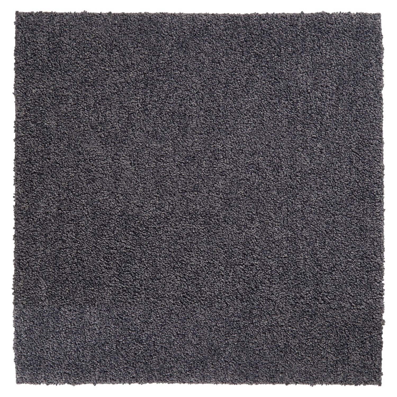 Aquanova Badematte LOA, Anthrazit, 60 x 60 cm, Uni, Höhe 19 mm, rutschhemmend beschichtet, fußbodenheizungsgeeignet, Polyamid, quadratisch