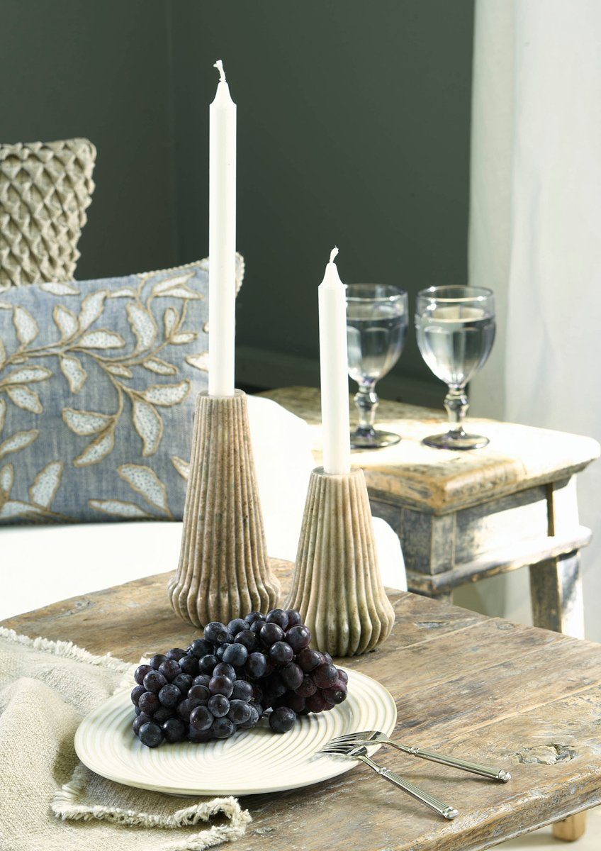 Greengate Kissenhülle Leaf blue allover Kissenhülle günstig online kaufen