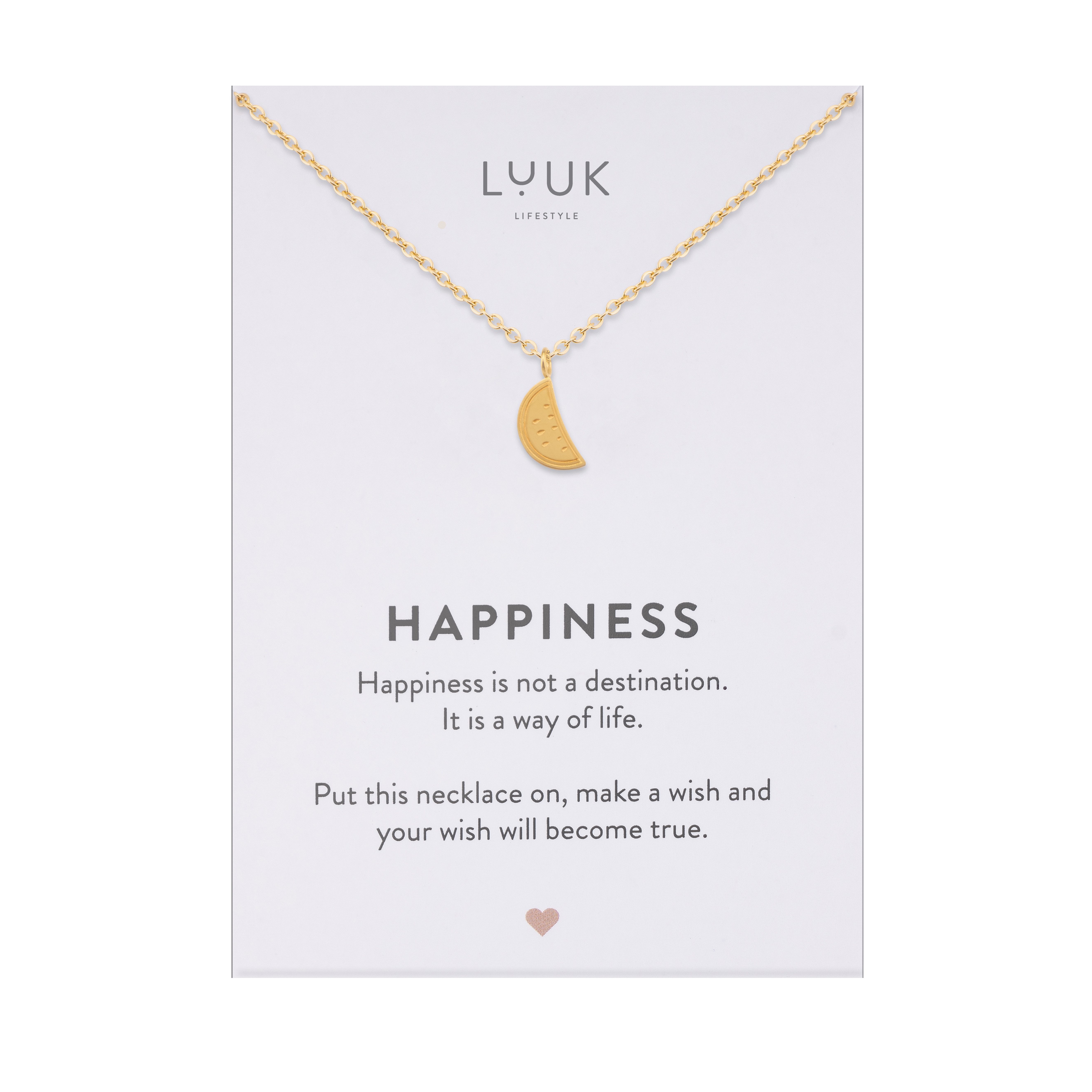 LUUK LIFESTYLE Kette mit Anhänger Wassermelone, günstig online kaufen