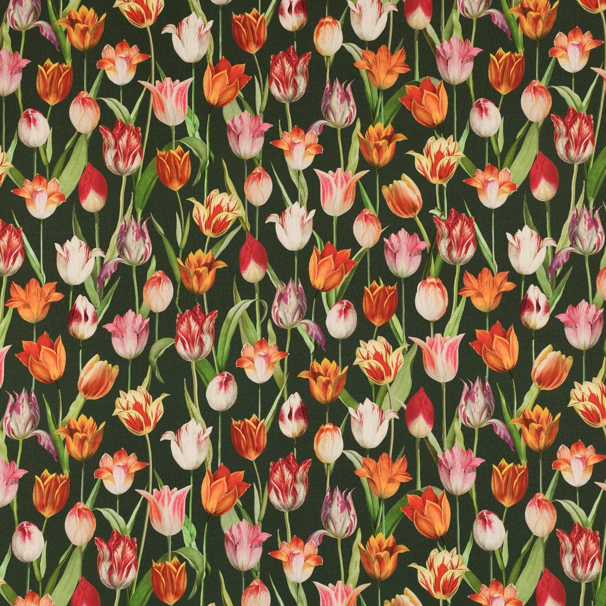 SCHÖNER LEBEN. Dekokissen SCHÖNER Tulip Tulpen Outdoor grün rot Painting Kissenhülle LEBEN