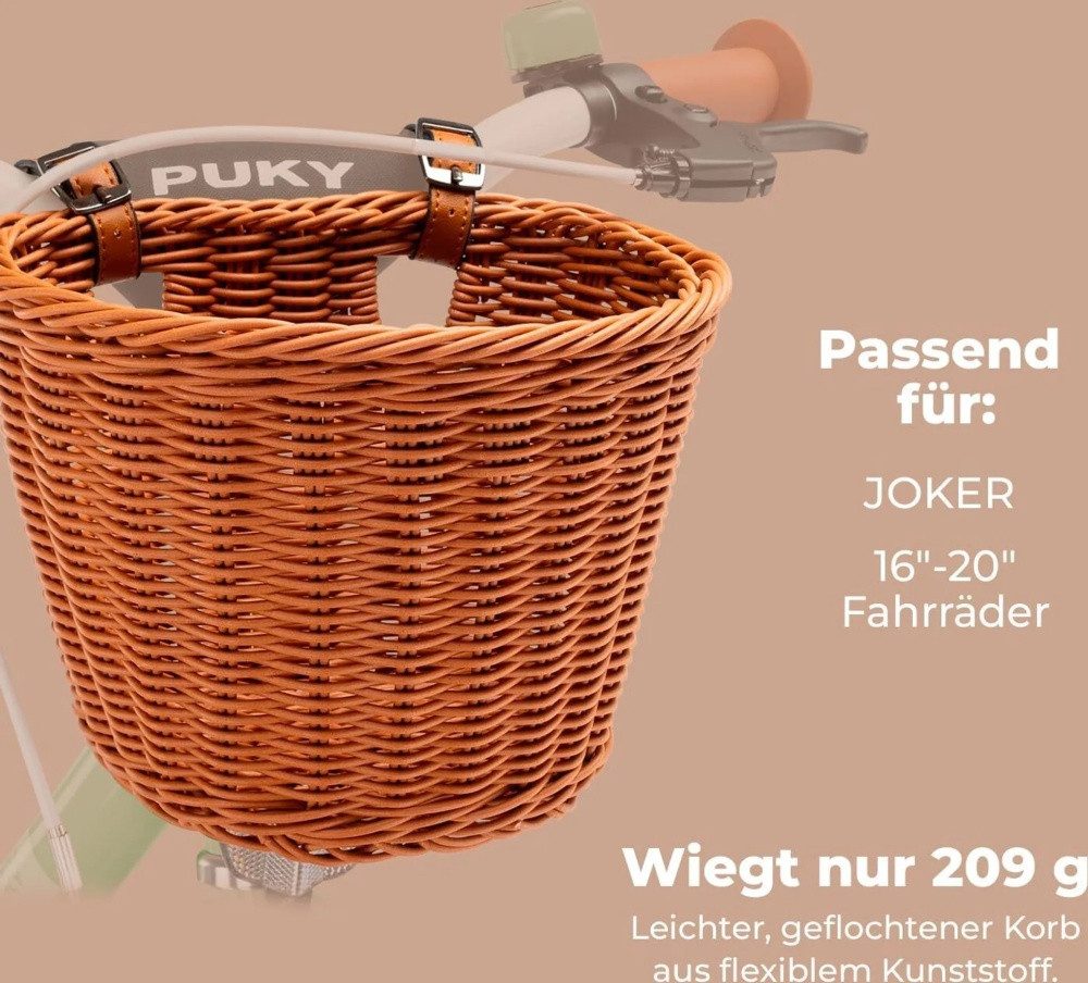 Puky Fahrradkorb Puky Lenkerkorb Chaos Korb L, braun, für JOKER und 16"-20" Fahrräder
