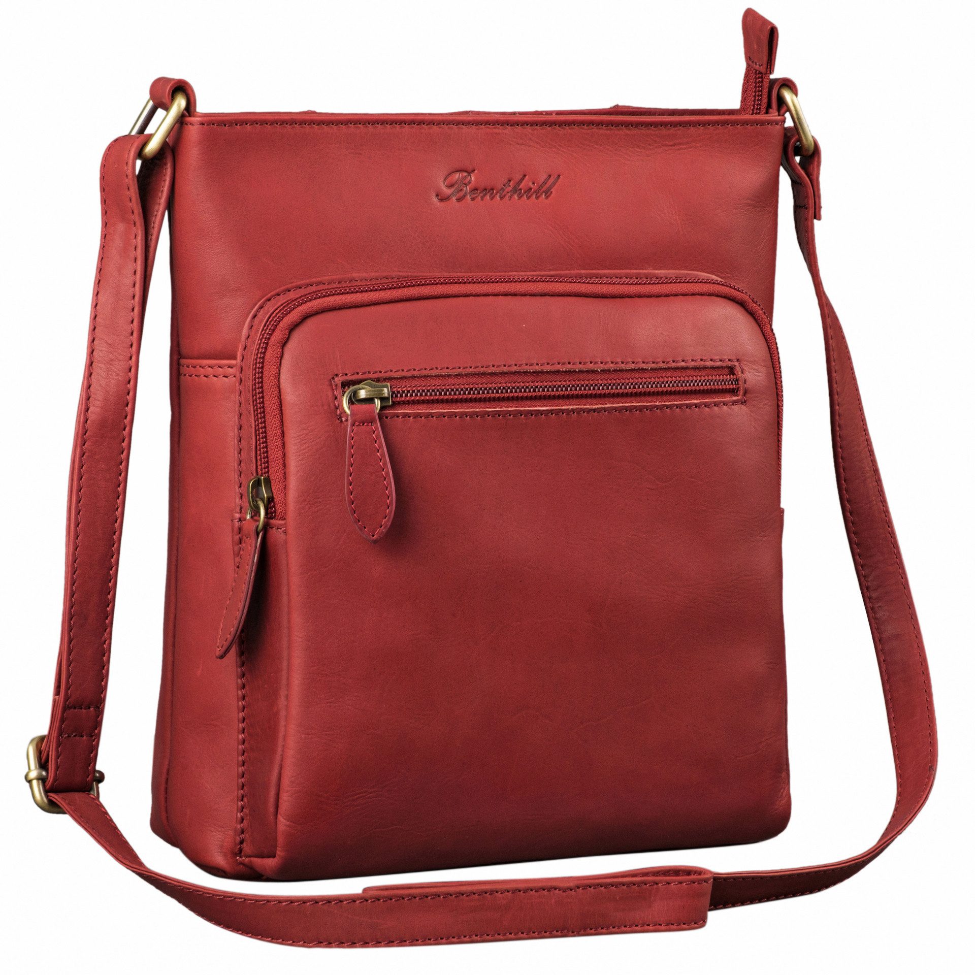 Umhängetasche Damen Echt Leder Shopper Handtasche Schultertasche Umhängetasche