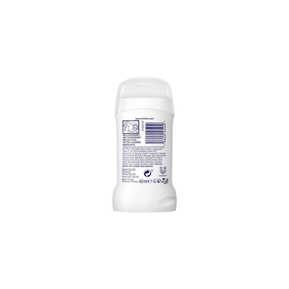 40 Rexona Deostick ml Cotton Anti-Transpirant Deo-Spray Dry,