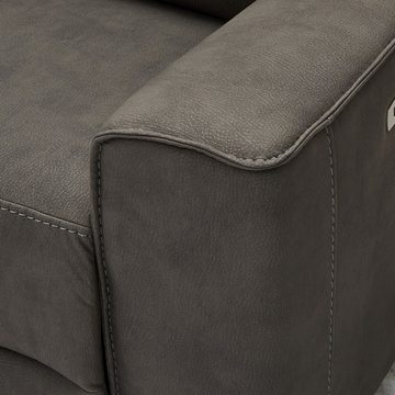 ebuy24 Sofa »Nick Ecksofa mit elektrischer Rückenlehne und Fußs«