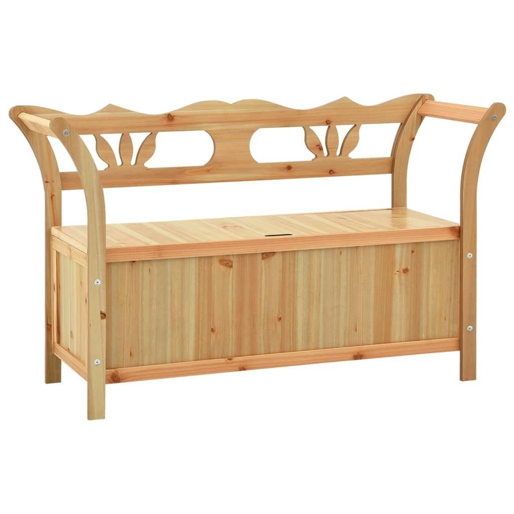 furnicato Truhenbank Sitzbank aus massivem Tannenholz und Holzwerkstoff 107x45x75,5 cm (1-St)