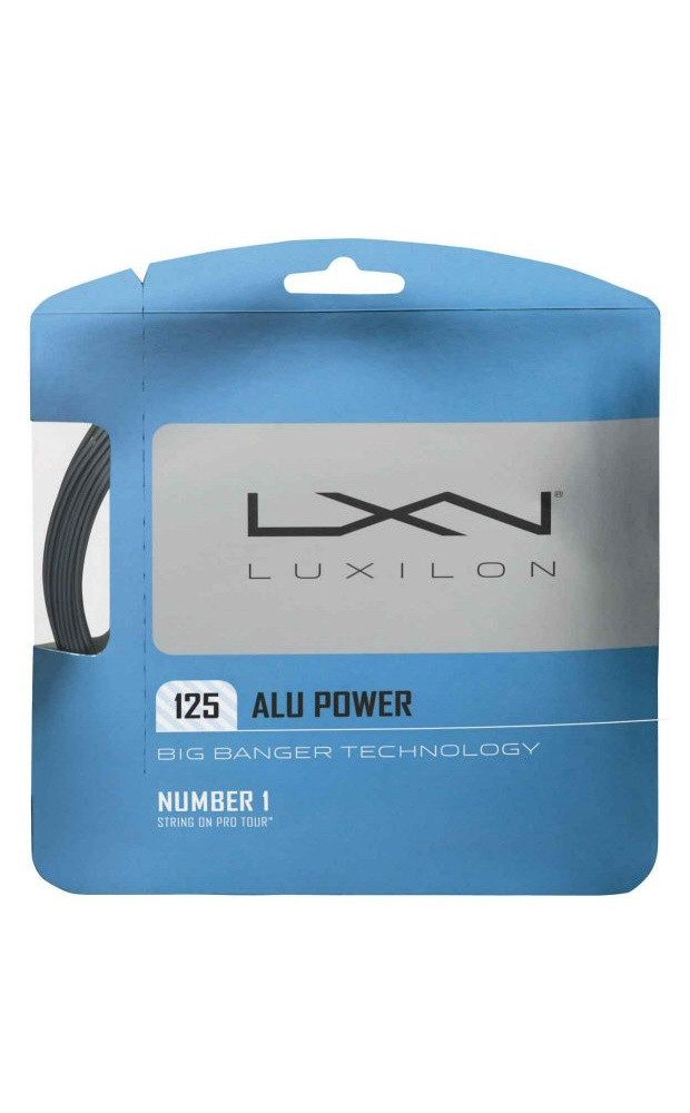 Tennissaite Alu Power 1.25 (Haltbarkeit+Power) silber 12m Set