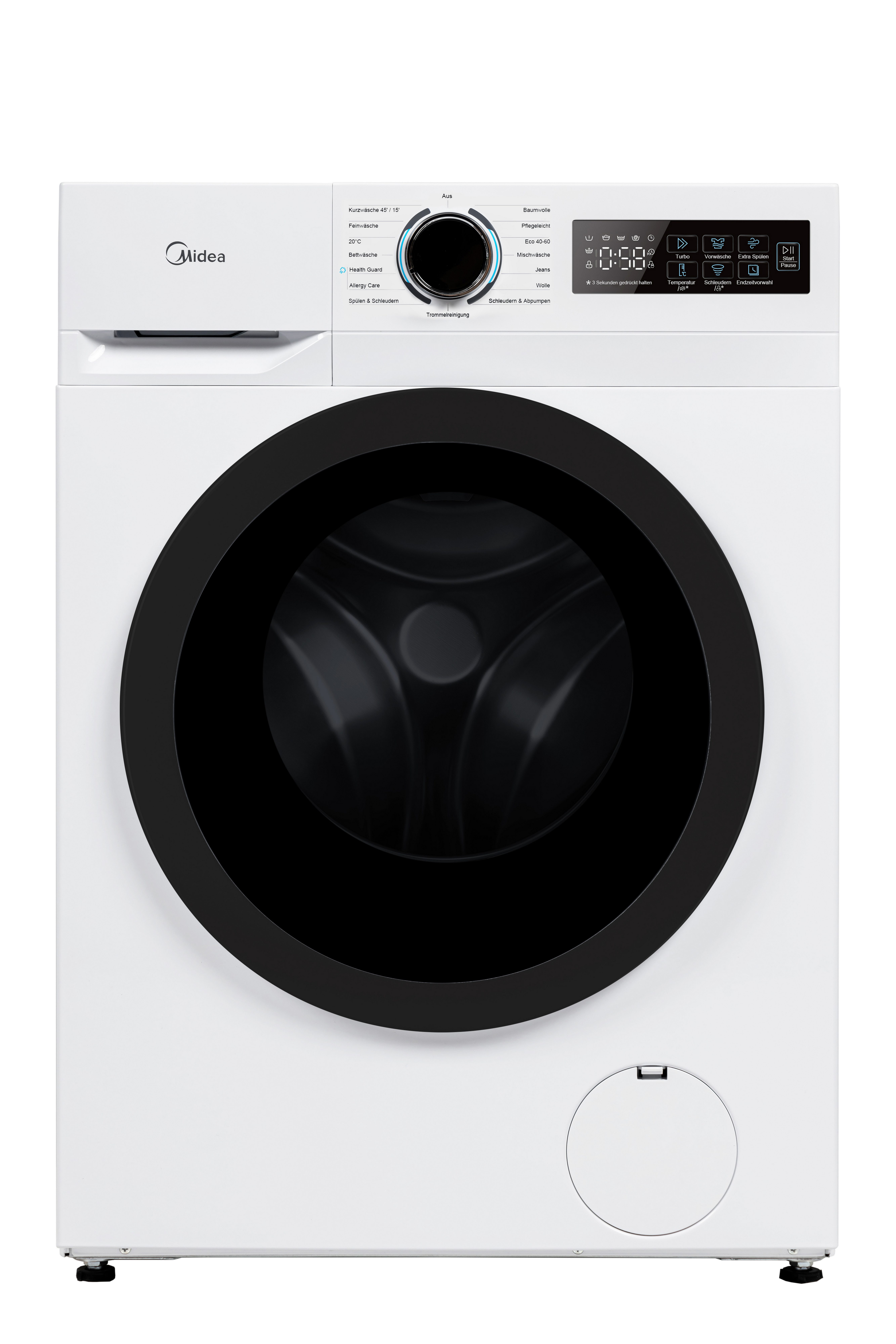 Midea Waschmaschine MF110 MF11EW80BA10, 8 kg, 1400 U/min