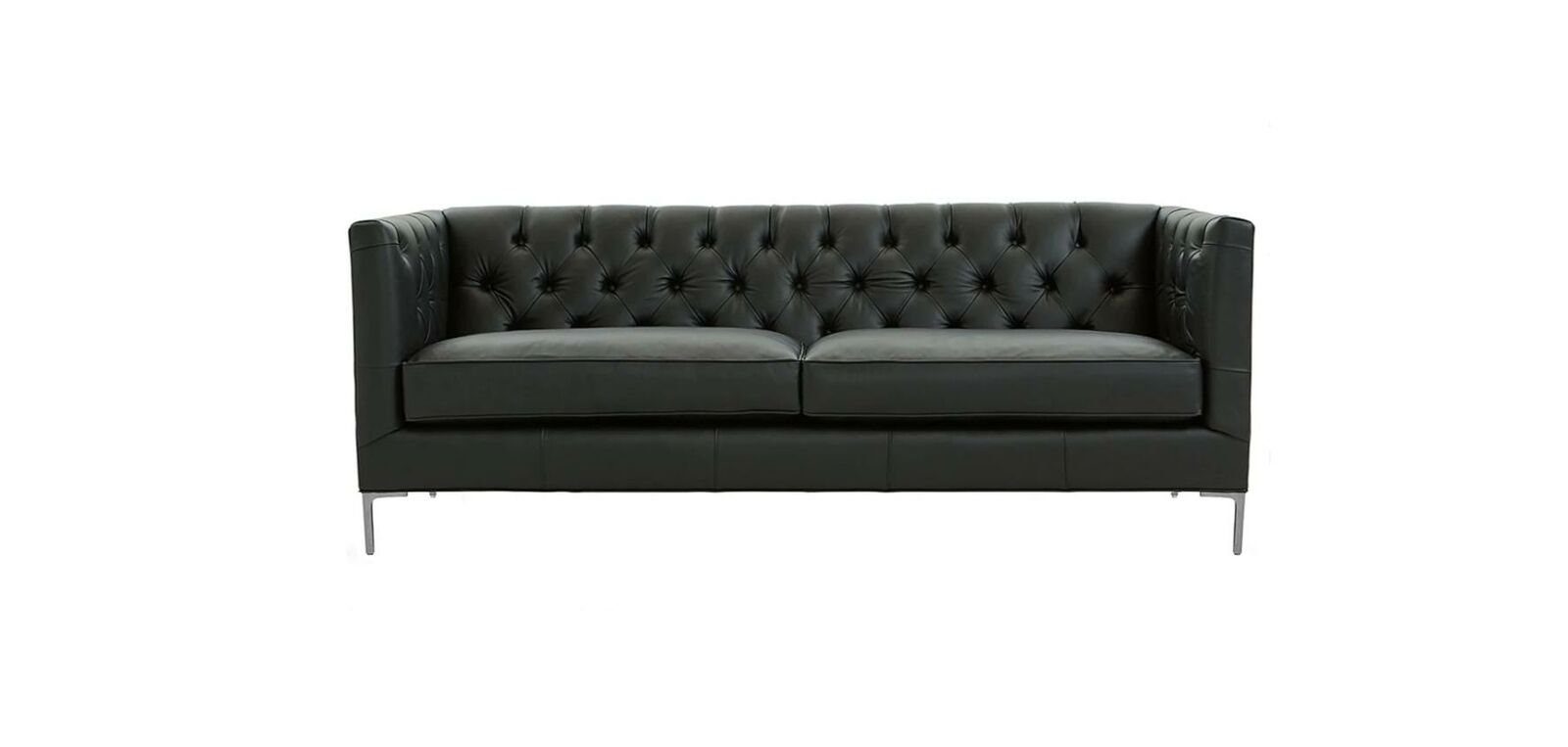 Sofa Design in JVmoebel Wohnzimmer Couchen Stil, Einrichtung Made Italienischer Schwarz Europe Sofa