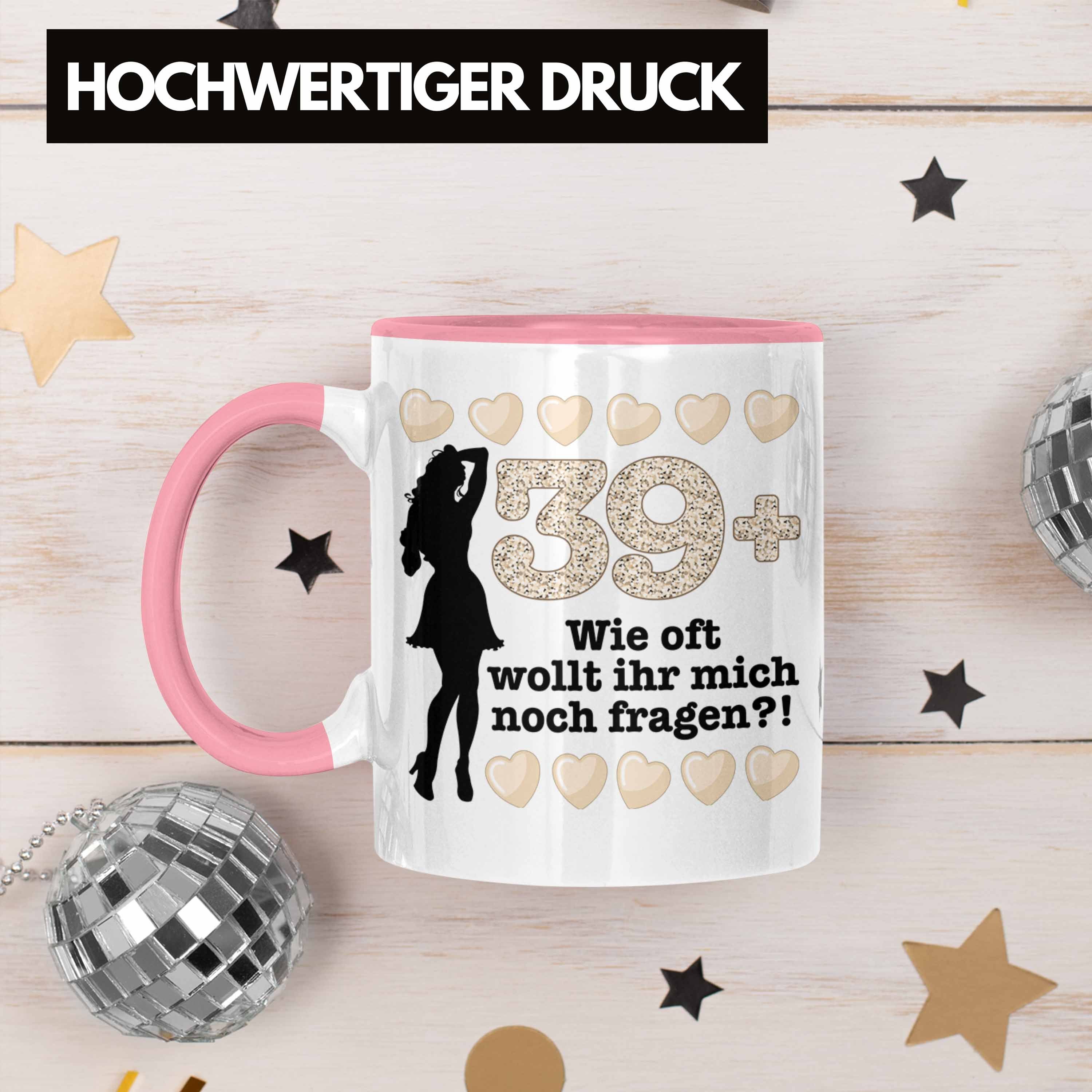 Geburtstag Rosa Frauen Geschenkidee Trendation Geburtstag Spruch Tasse Mutter Perfektion 40er Mama Trendation 40. Tasse Geschenk -